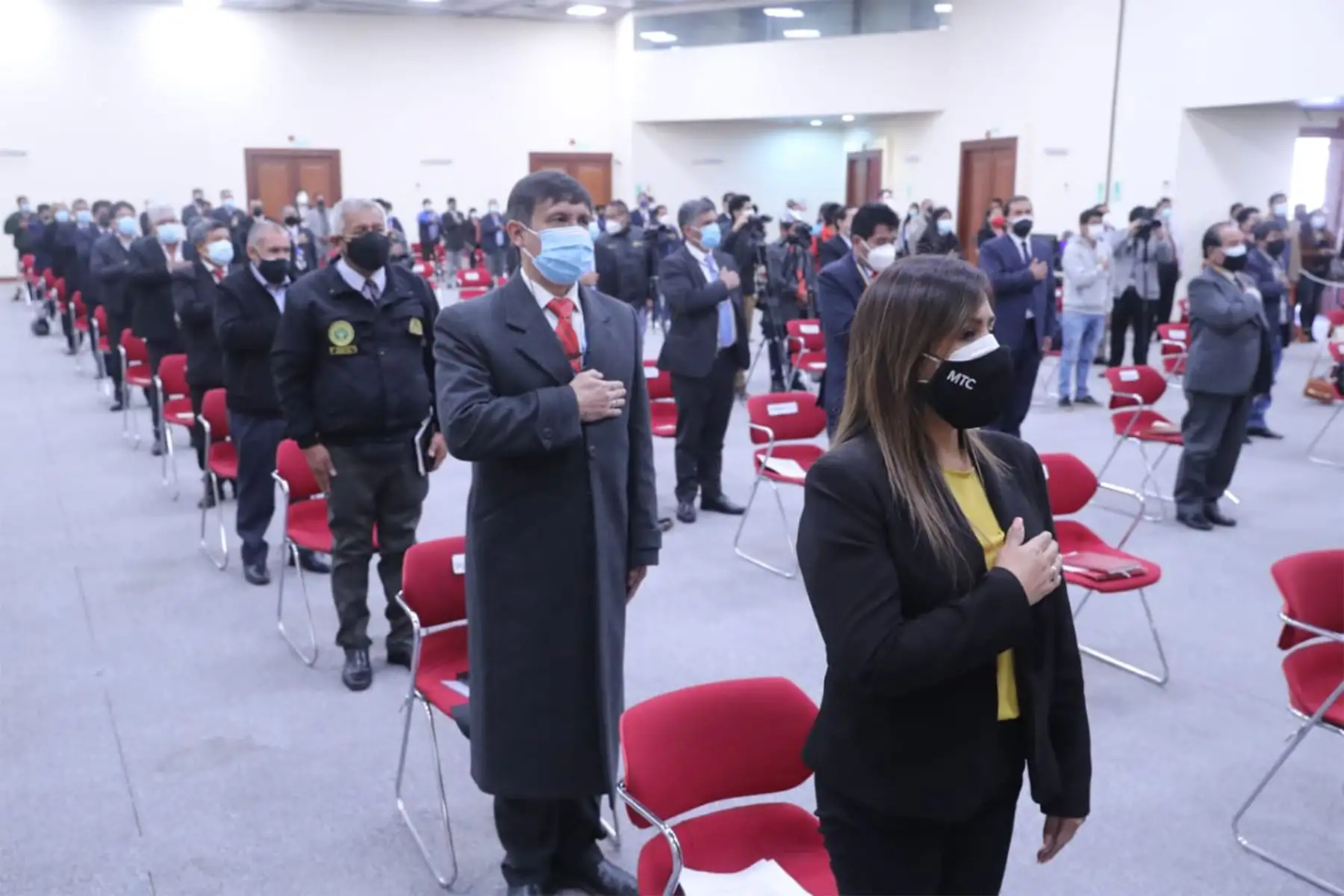 El ministro de Transportes y Comunicaciones, Juan Silva participa en la primera audiencia pública descentralizada de la Comisión de Transportes y Comunicaciones del Congreso ,en la región Cusco.
Foto: MTC