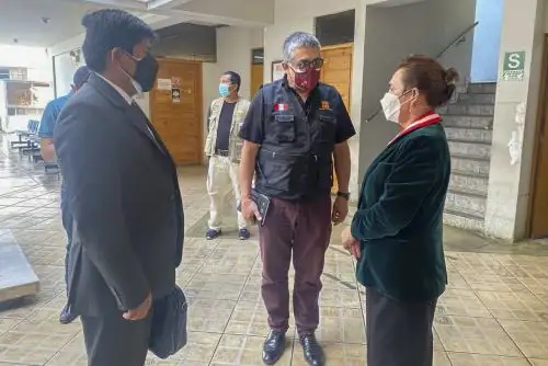 Magistrada Elvia Barrios, presidenta del Poder Judicial, constató servicio judicial en la región Ica. ANDINA/Difusión