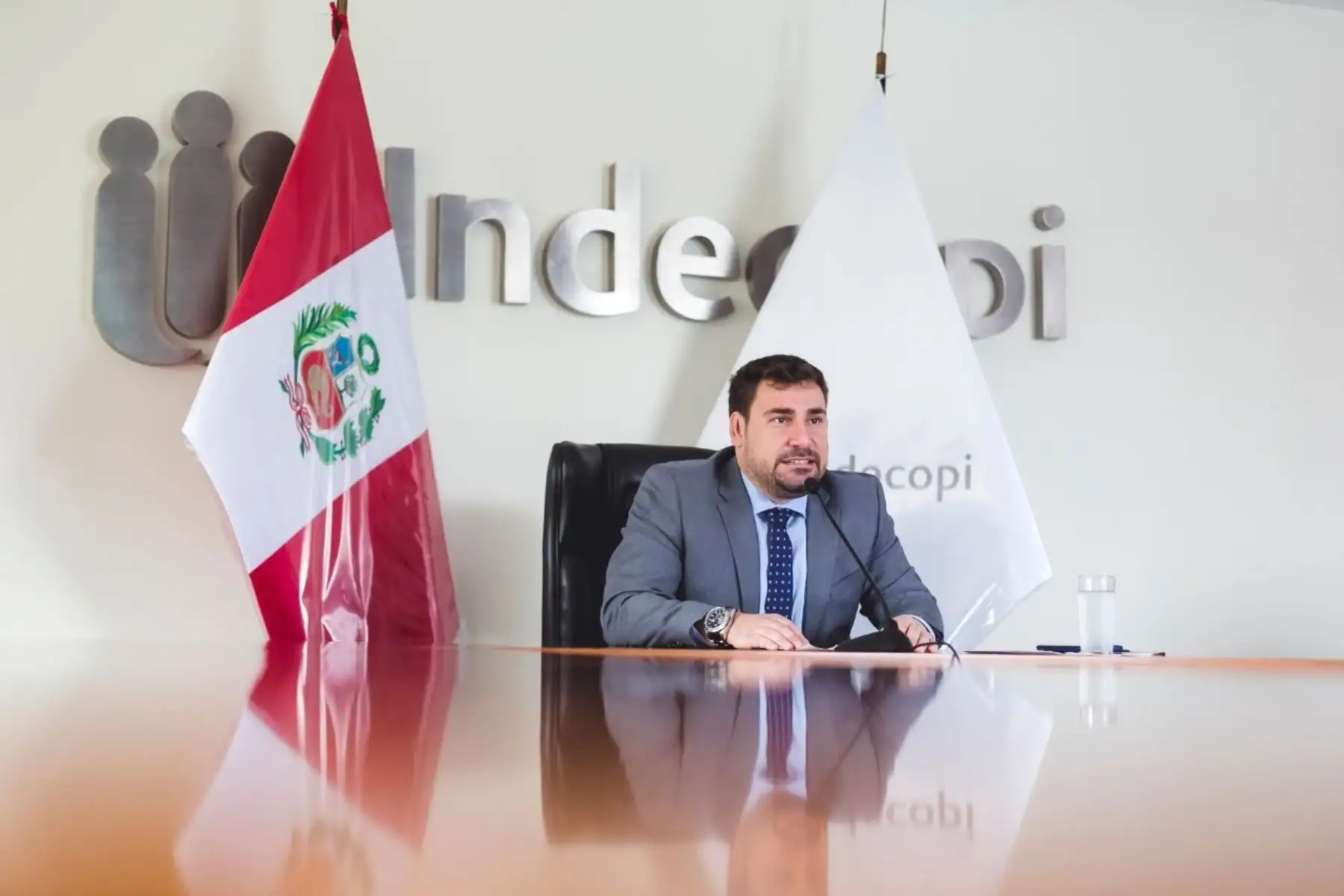 Julían Palacín, presidente del Indecopi. Foto: Cortesía.