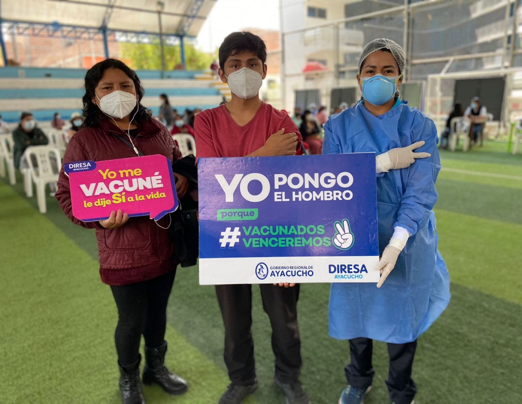 Ayacucho destaca que más de 16,000 jóvenes recibieron la vacuna contra el covid-19 durante la reciente Vacunatón que se desarrolló el último fin de semana en dicha región. ANDINA/Difusión