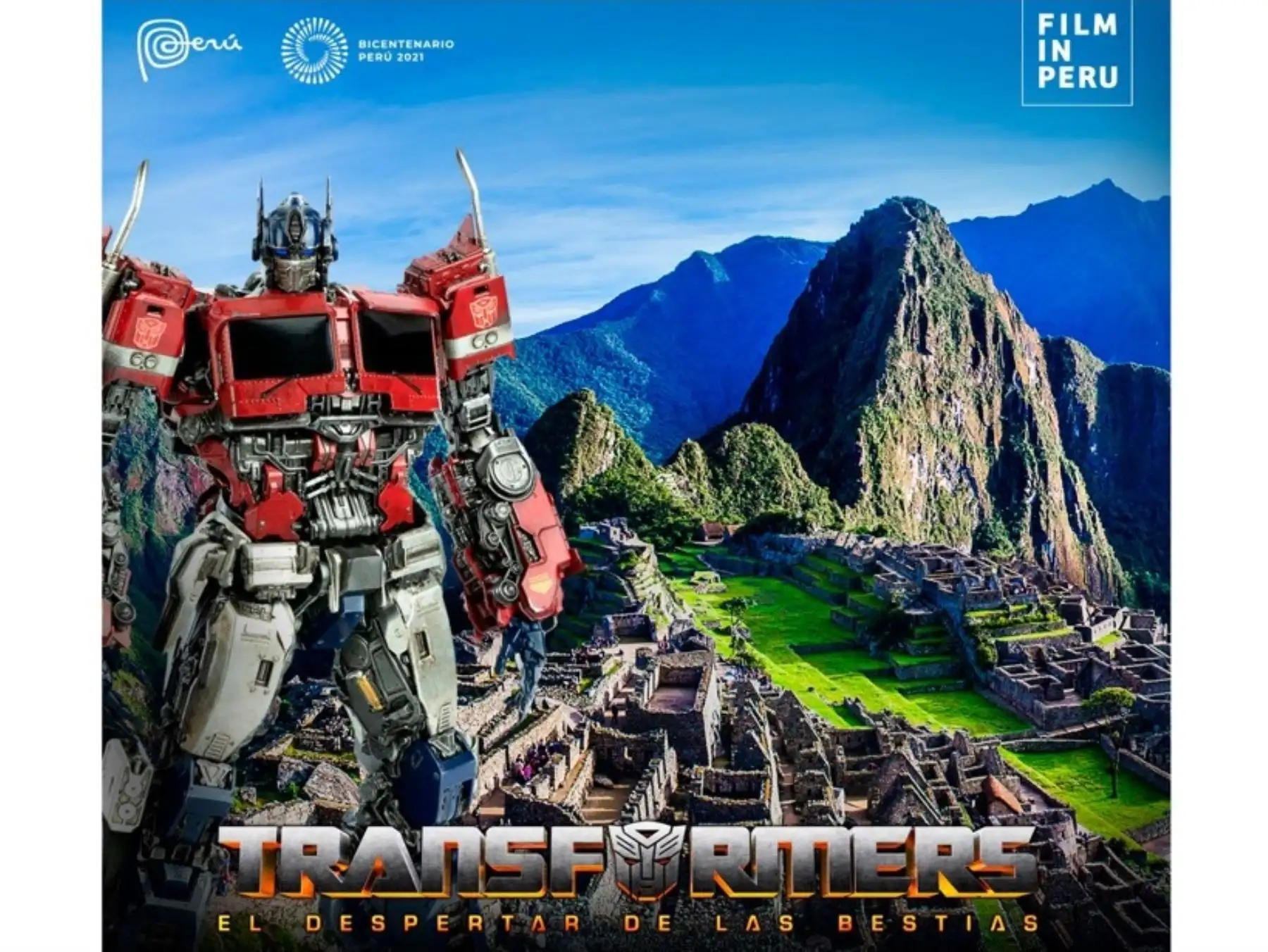 Los actores principales de la película "Transformers" y el director dejaron el Cusco, y lo hicieron maravillados. Foto: ANDINA/Difusión