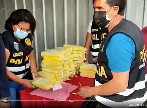 La Fiscalía y la Policía Nacional incautaron más de 47 kg de droga durante un operativo ejecutado en la ciudad de Chiclayo, en Lambayeque.