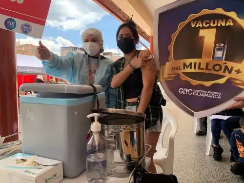 Región Cajamarca llegó al millón de vacunados contra la covid-19