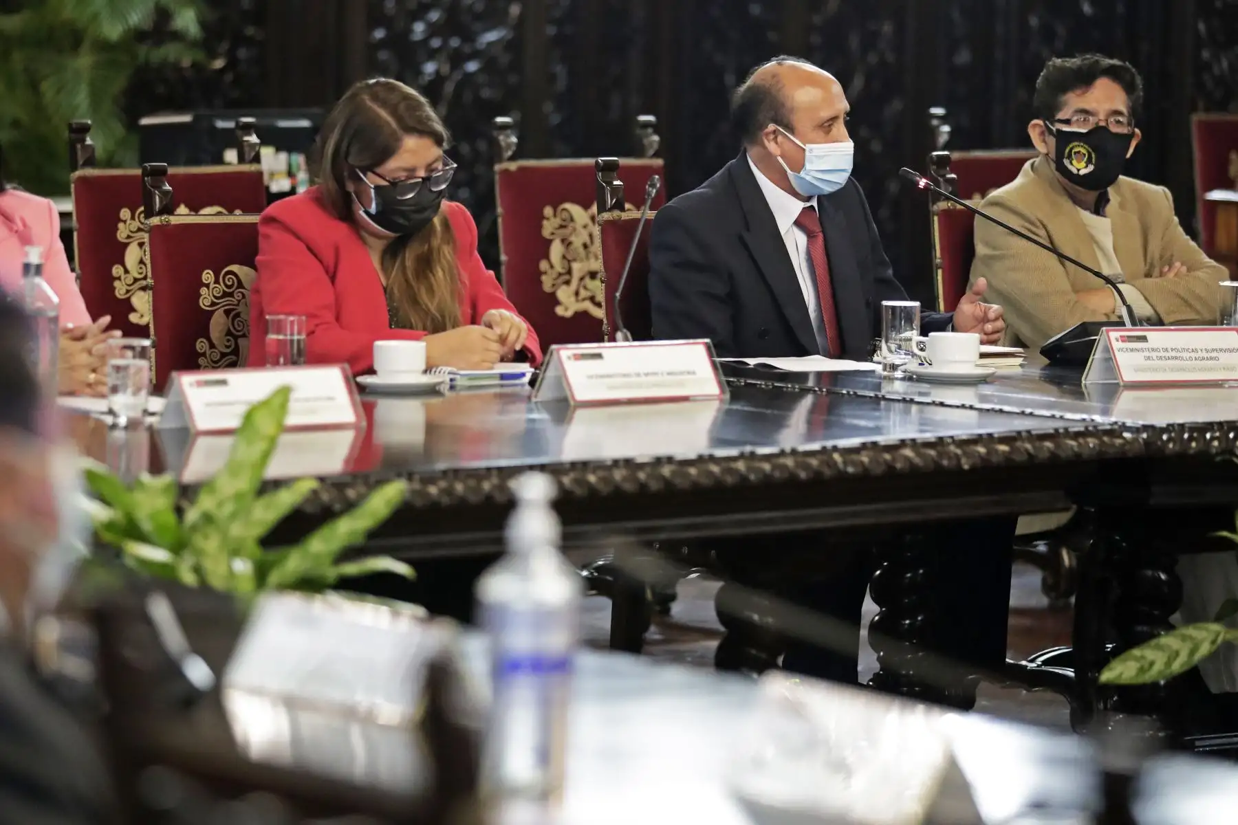 El presidente, Pedro Castillo, sostiene reunión con Viceministros de Estado de las diferentes carteras ministeriales. Foto: ANDINA/Prensa Presidencia