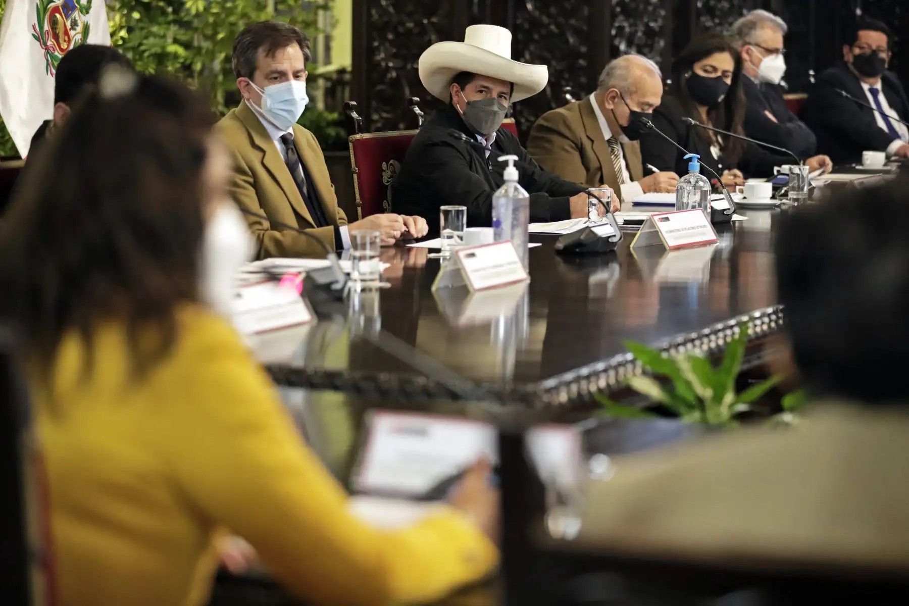 El presidente, Pedro Castillo, sostiene reunión con Viceministros de Estado de las diferentes carteras ministeriales. Foto: ANDINA/Prensa Presidencia