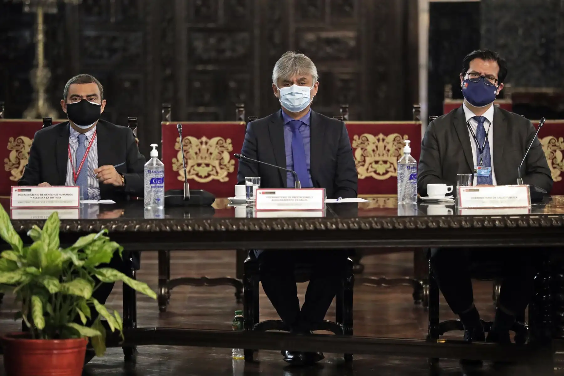 El presidente, Pedro Castillo, sostiene reunión con Viceministros de Estado de las diferentes carteras ministeriales. Foto: ANDINA/Prensa Presidencia