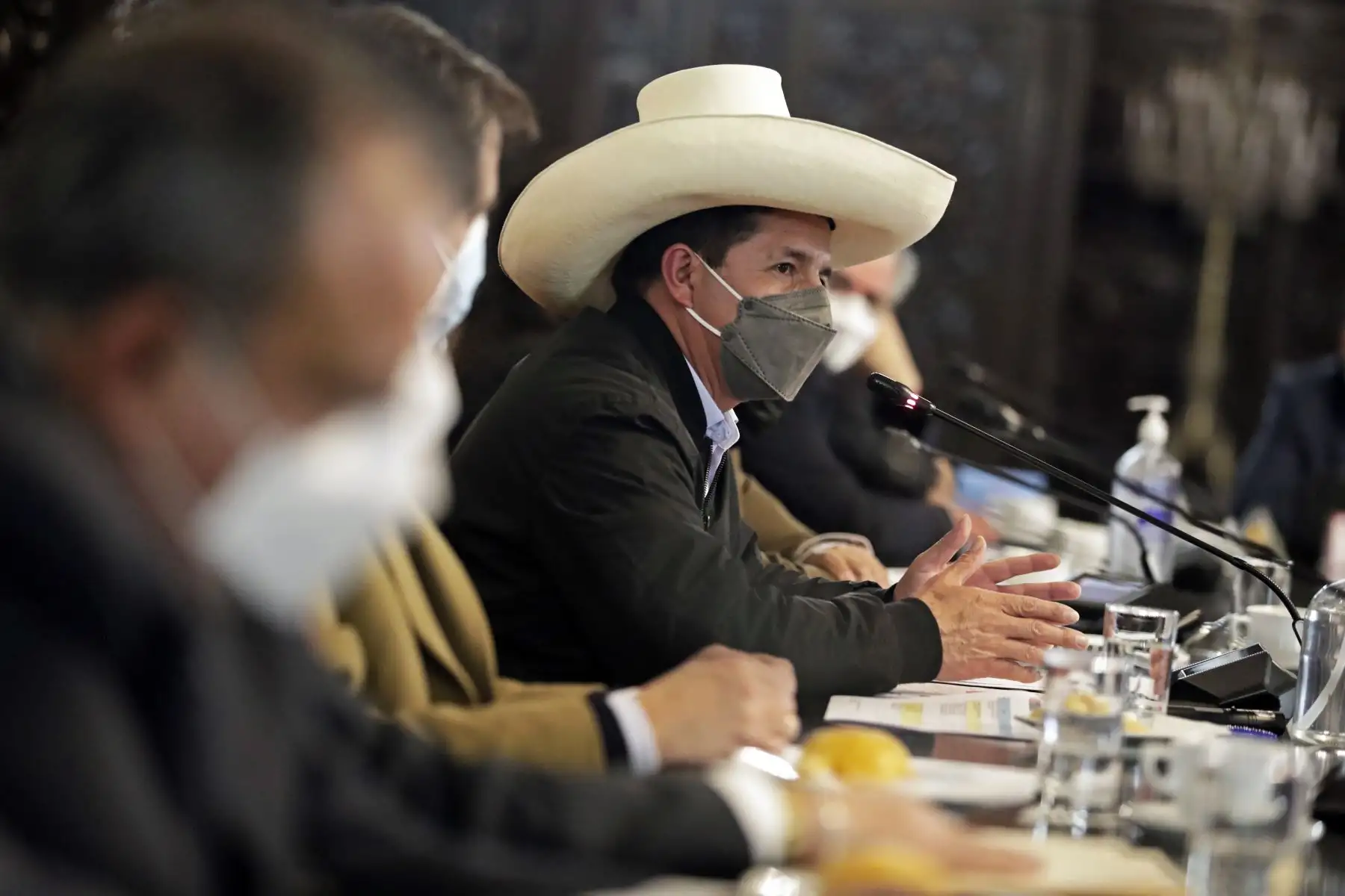 El presidente, Pedro Castillo, sostiene reunión con Viceministros de Estado de las diferentes carteras ministeriales. Foto: ANDINA/Prensa Presidencia