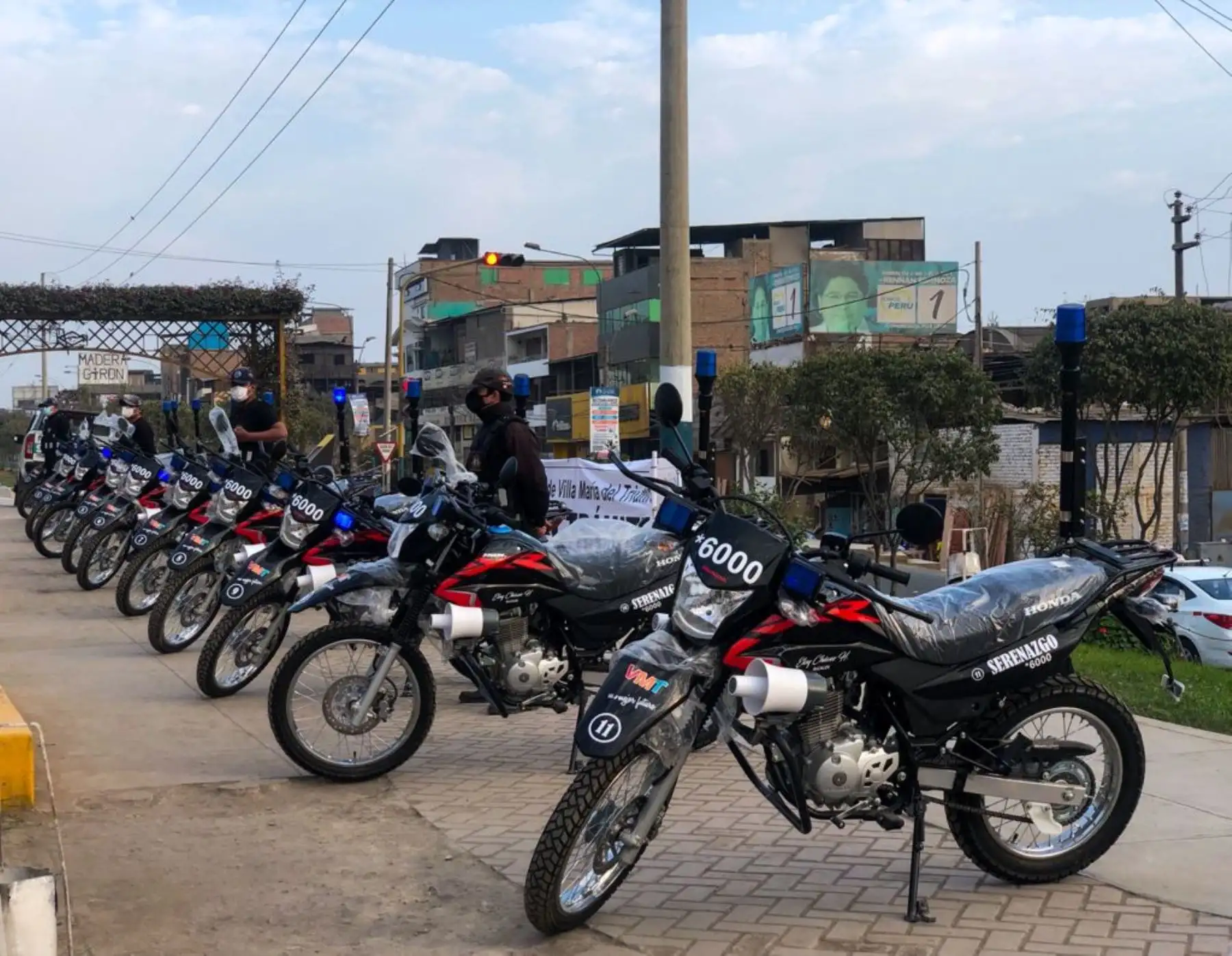 Villa María del Triunfo: Motos patrullarán cerros para evitar delincuencia Foto: Difusión