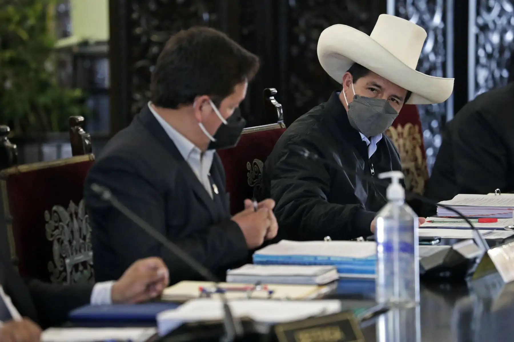 Presidente de la República, Pedro Castillo, participa de sesión del Consejo de Ministros.
Foto: ANDINA/Prensa Presidencia