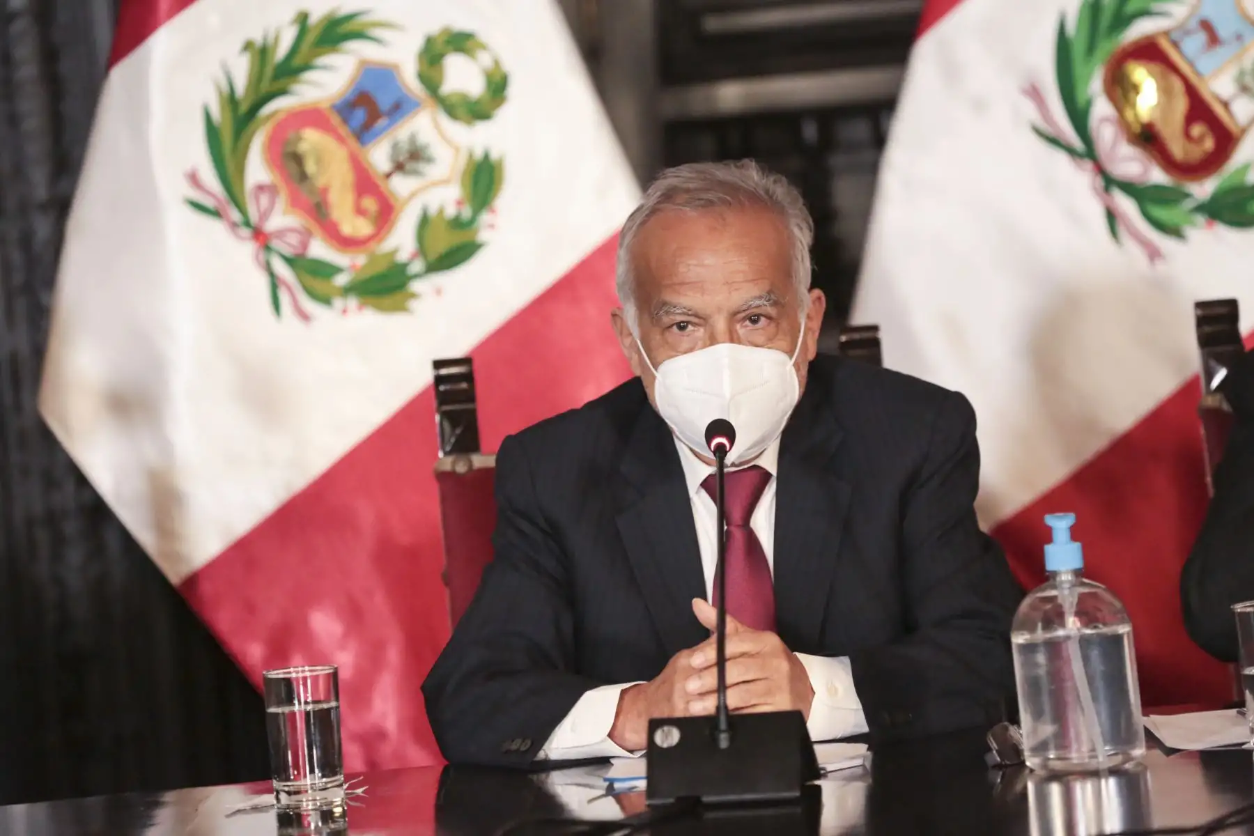 El ministro de Justicia hizo anuncios sobre su sector tras sesión del gabinete. ANDINA/Difusión