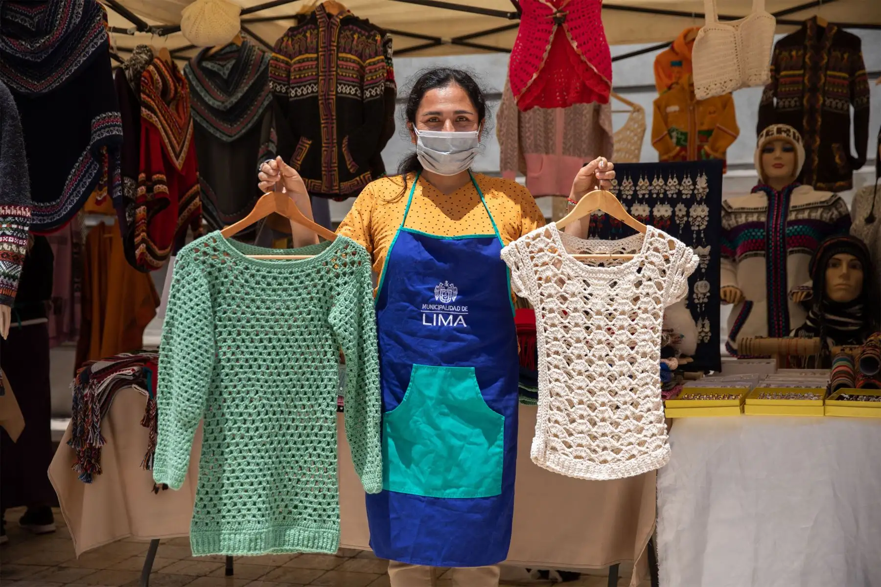 MML inaugura la feria Expomoda Lima 2021,con la participación de  cerca de 30 marcas de emprendedores peruanos, mostrando la última tendencia en vestuario, calzado, bisutería, entre otros.
Foto: MML