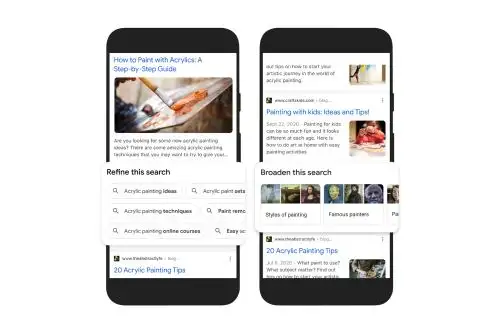 Durante el evento, Google estimó que las búsquedas con nuevos cambios en la IA hará que los usuarios puedan encontrar mejores resultados en imágenes y videos. Foto: Google