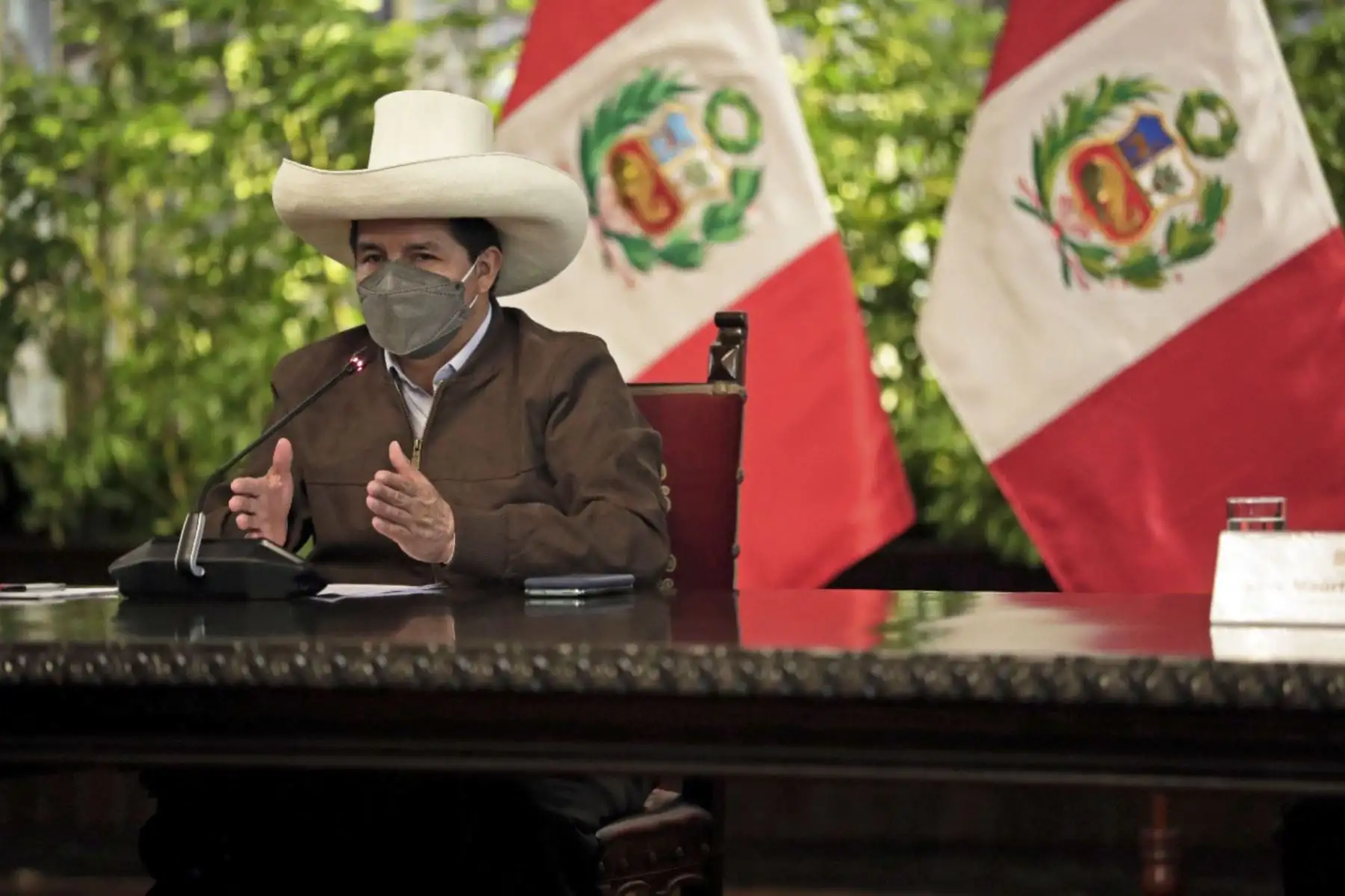 Jefe del Estado, Pedro Castillo, sostuvo reunión con el Consejo de Ministros esta noche en Palacio de Gobierno. Foto: ANDINA/Presidencia Perú