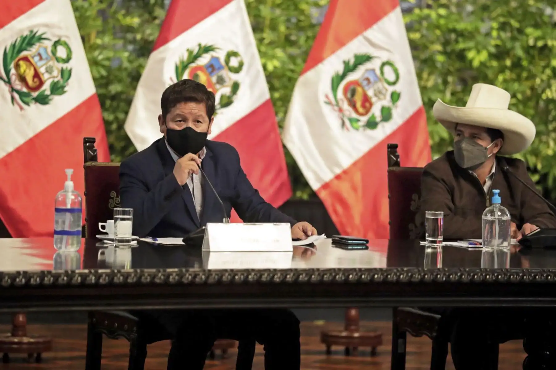 Jefe del Estado, Pedro Castillo, sostuvo reunión con el Consejo de Ministros esta noche en Palacio de Gobierno. Foto: ANDINA/Presidencia Perú