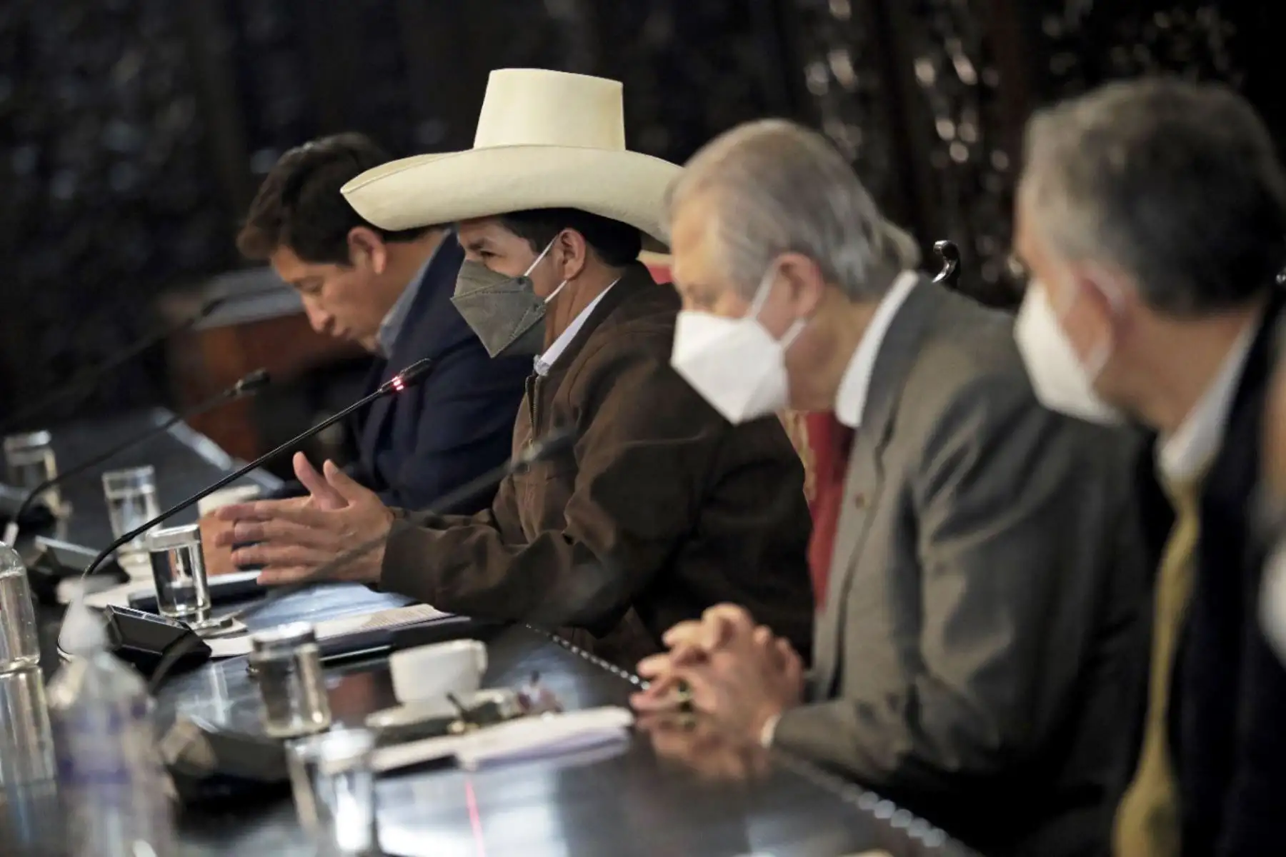 Jefe del Estado, Pedro Castillo, sostuvo reunión con el Consejo de Ministros esta noche en Palacio de Gobierno. Foto: ANDINA/Presidencia Perú
