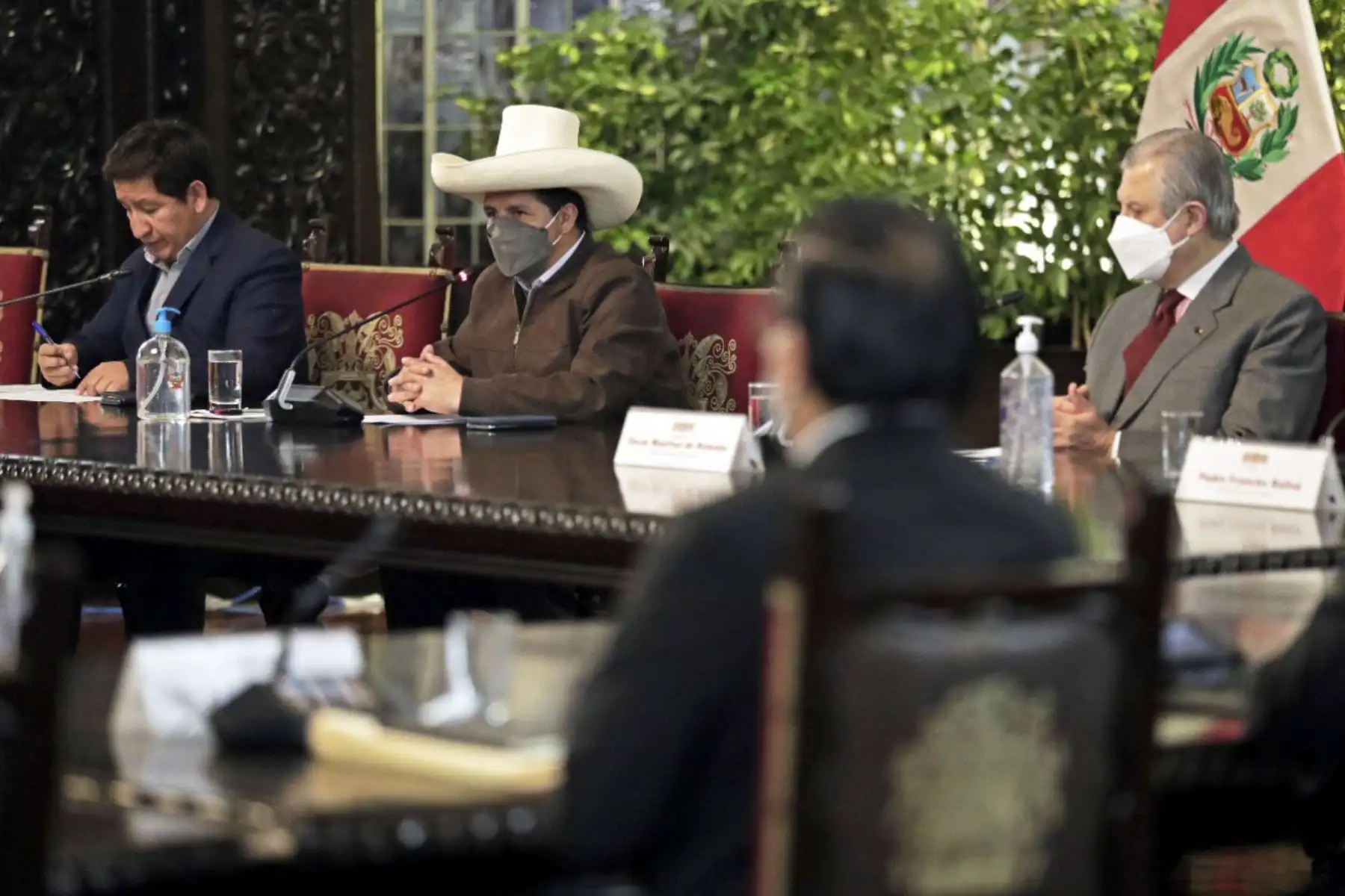 Jefe del Estado, Pedro Castillo, sostuvo reunión con el Consejo de Ministros esta noche en Palacio de Gobierno. Foto: ANDINA/Presidencia Perú