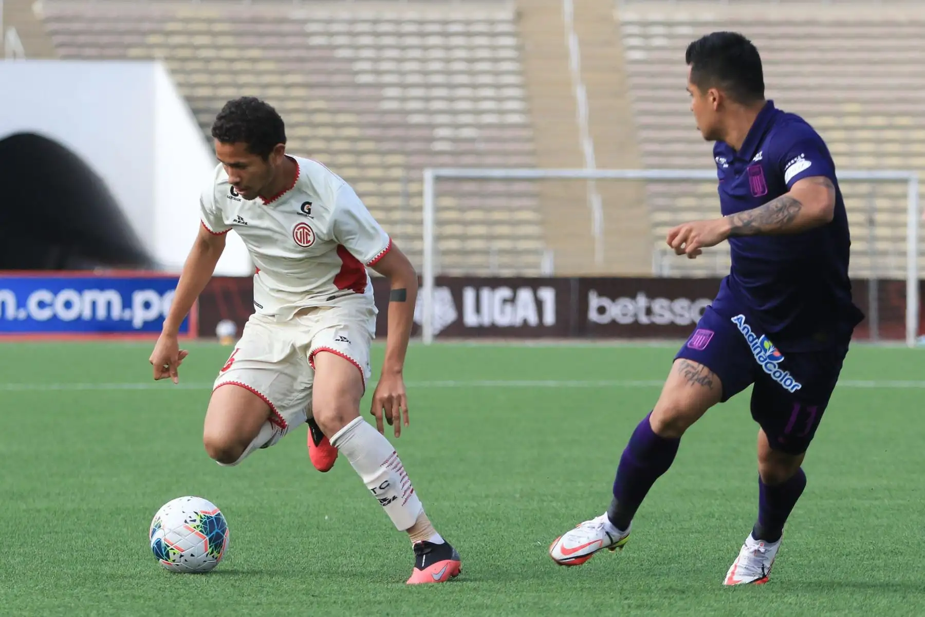Alianza Lima se enfrenta a UTC de Cajamarca por la fecha 14 de la fase 2 de la Liga1 en el estadio San Marcos. Foto: FPF