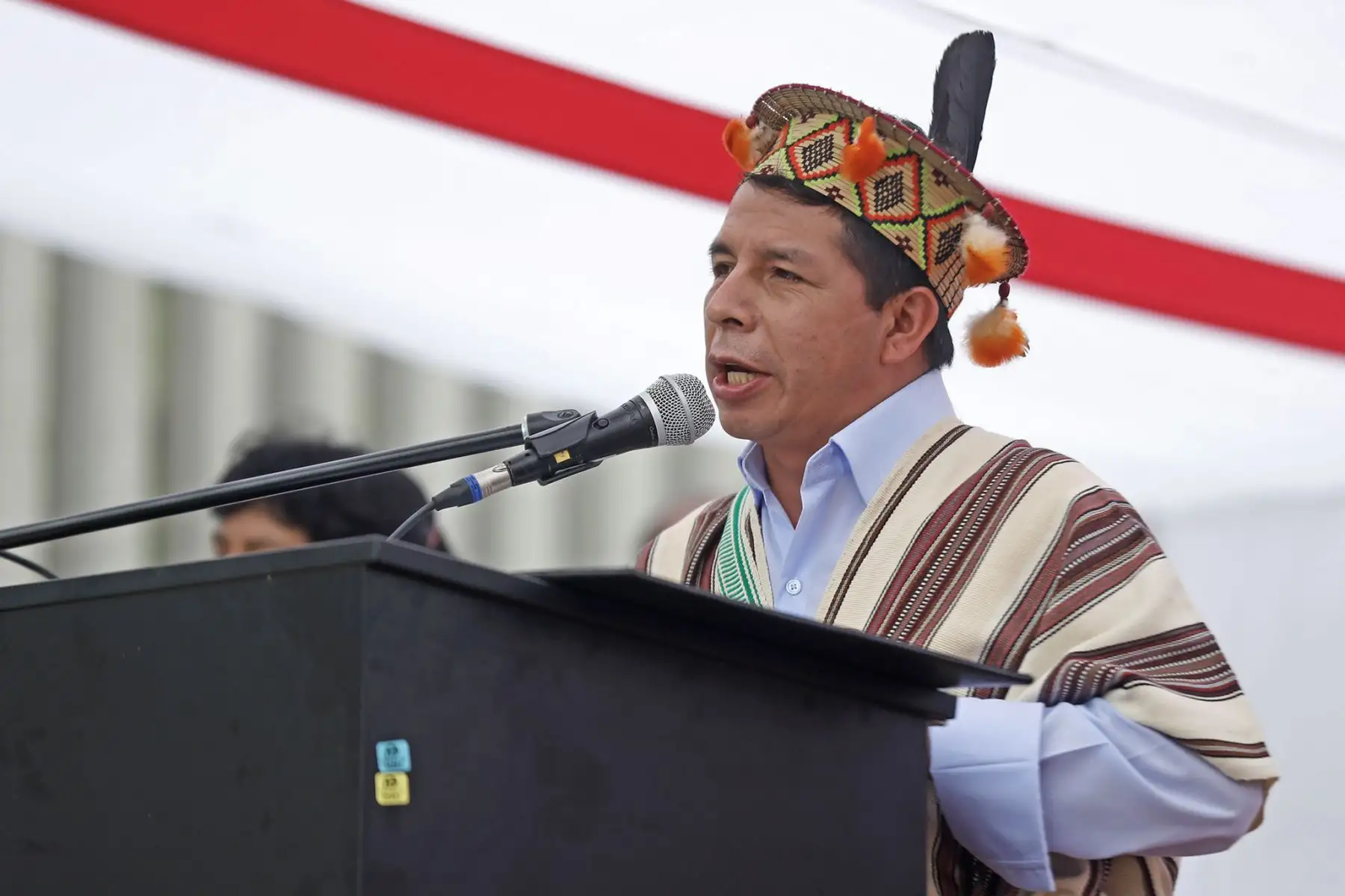 El presidente Pedro Castillo participó en la inauguración de CITE-Agroindustrial Vraem, en el distrito de Pichari. Foto: ANDINA/Prensa Presidencia