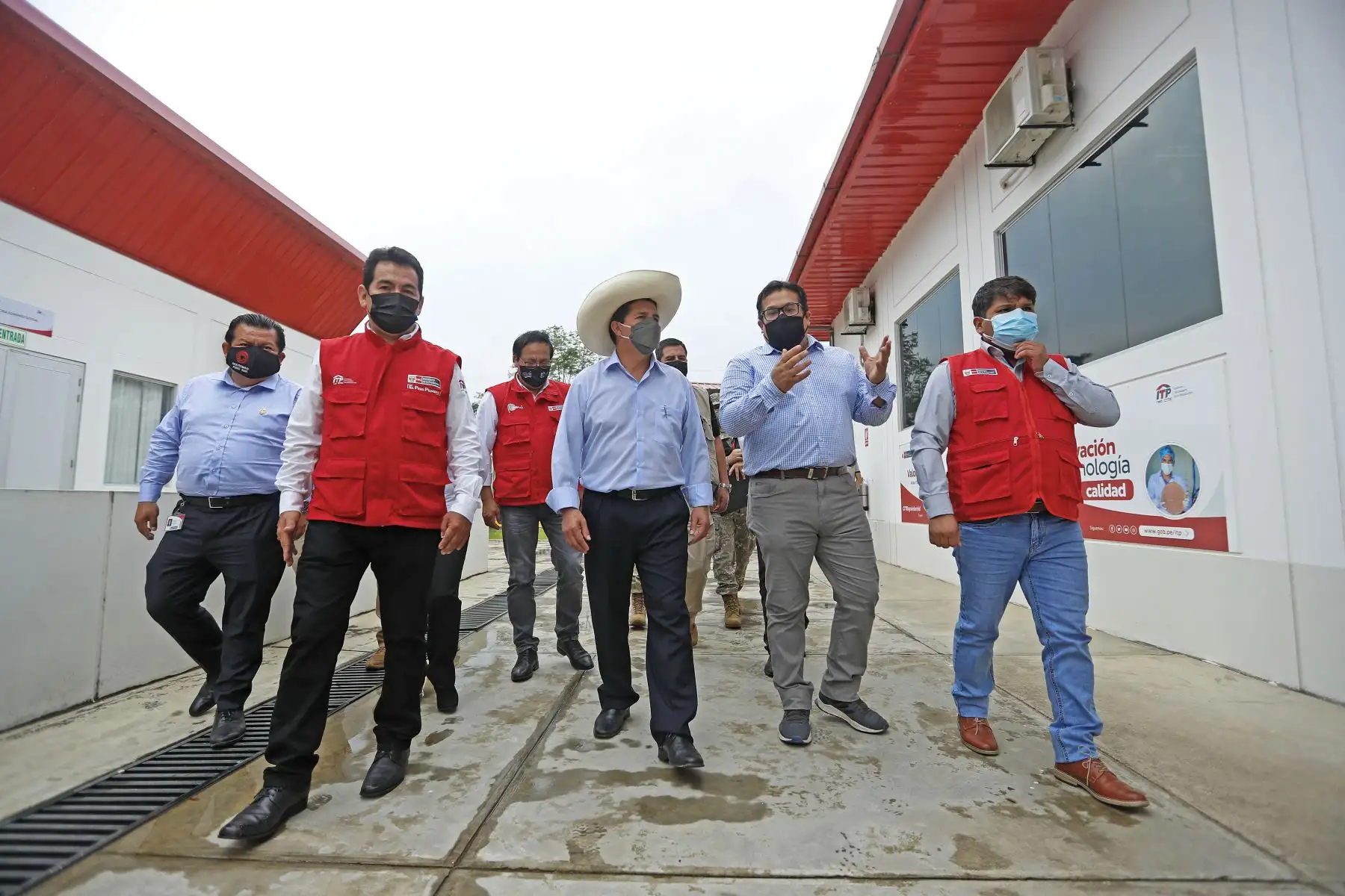 El presidente Pedro Castillo participó en la inauguración de CITE-Agroindustrial Vraem, en el distrito de Pichari. Foto: ANDINA/Prensa Presidencia