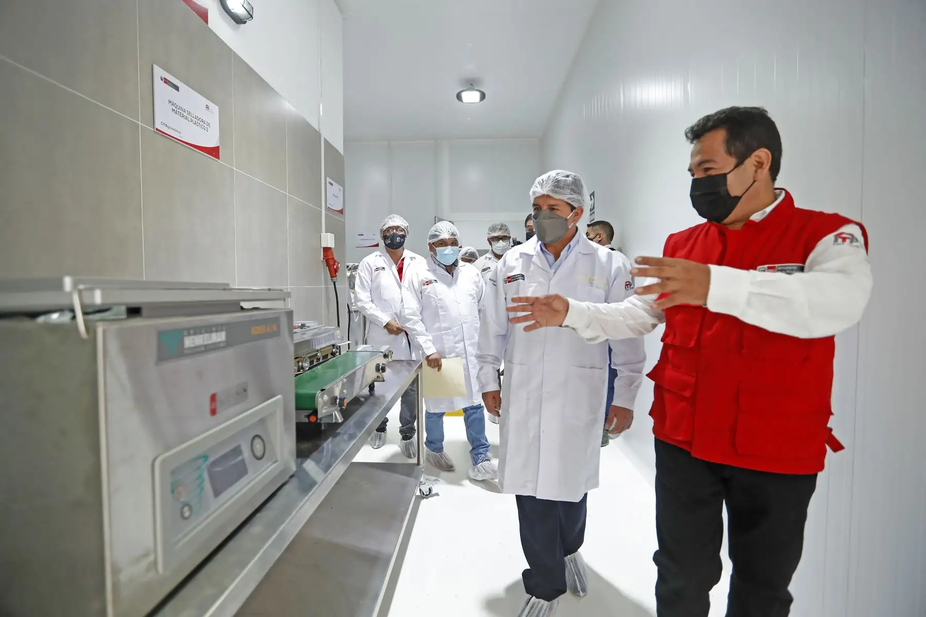 El presidente Pedro Castillo participó en la inauguración de CITE-Agroindustrial Vraem, en el distrito de Pichari. Foto: ANDINA/Prensa Presidencia