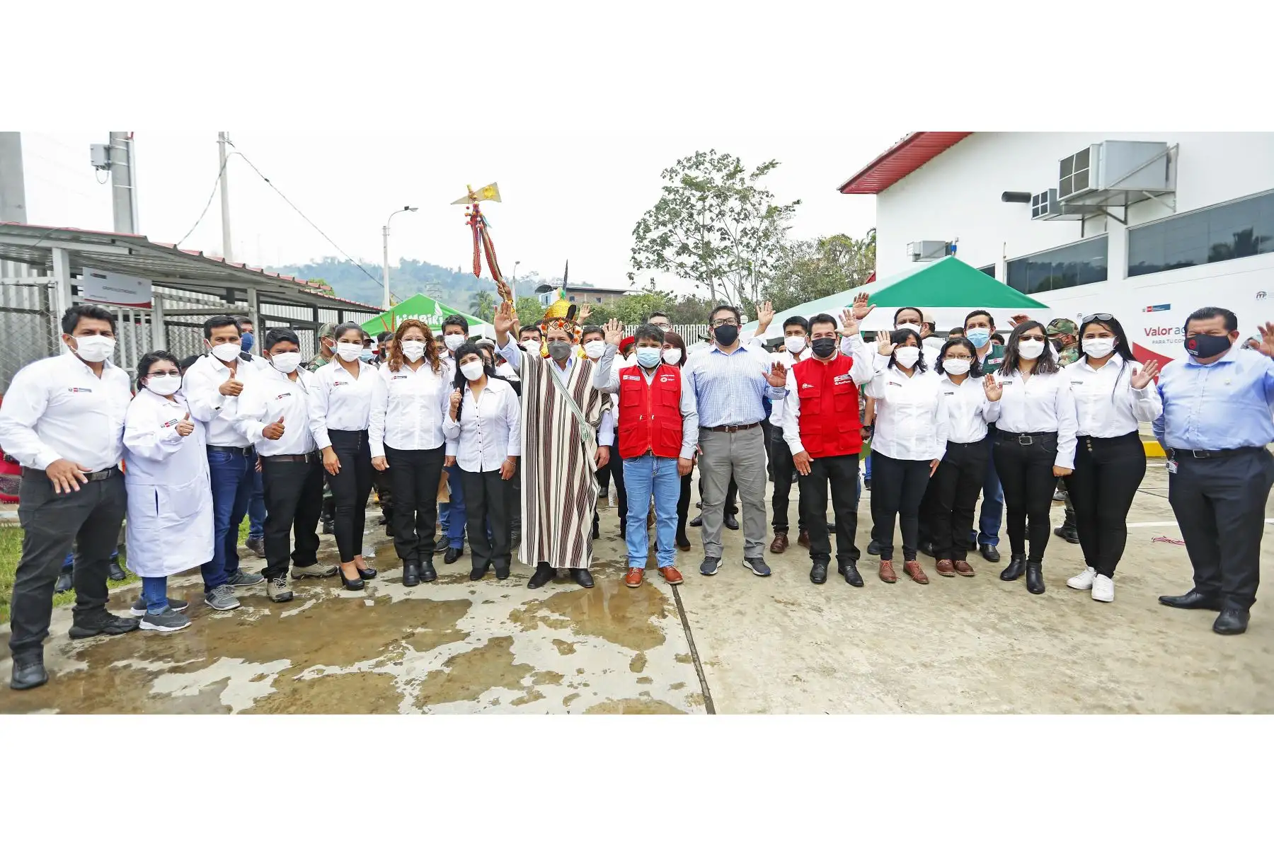 El presidente Pedro Castillo participó en la inauguración de CITE-Agroindustrial Vraem, en el distrito de Pichari. Foto: ANDINA/Prensa Presidencia