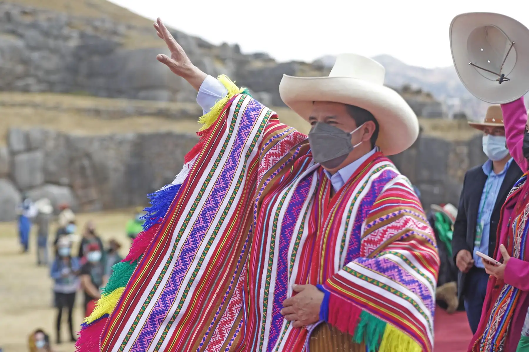 Presidente de la República, Pedro Castillo, participa del lanzamiento de la Segunda Reforma Agraria, en la región de Cusco. ANDINA/Prensa Presidencia