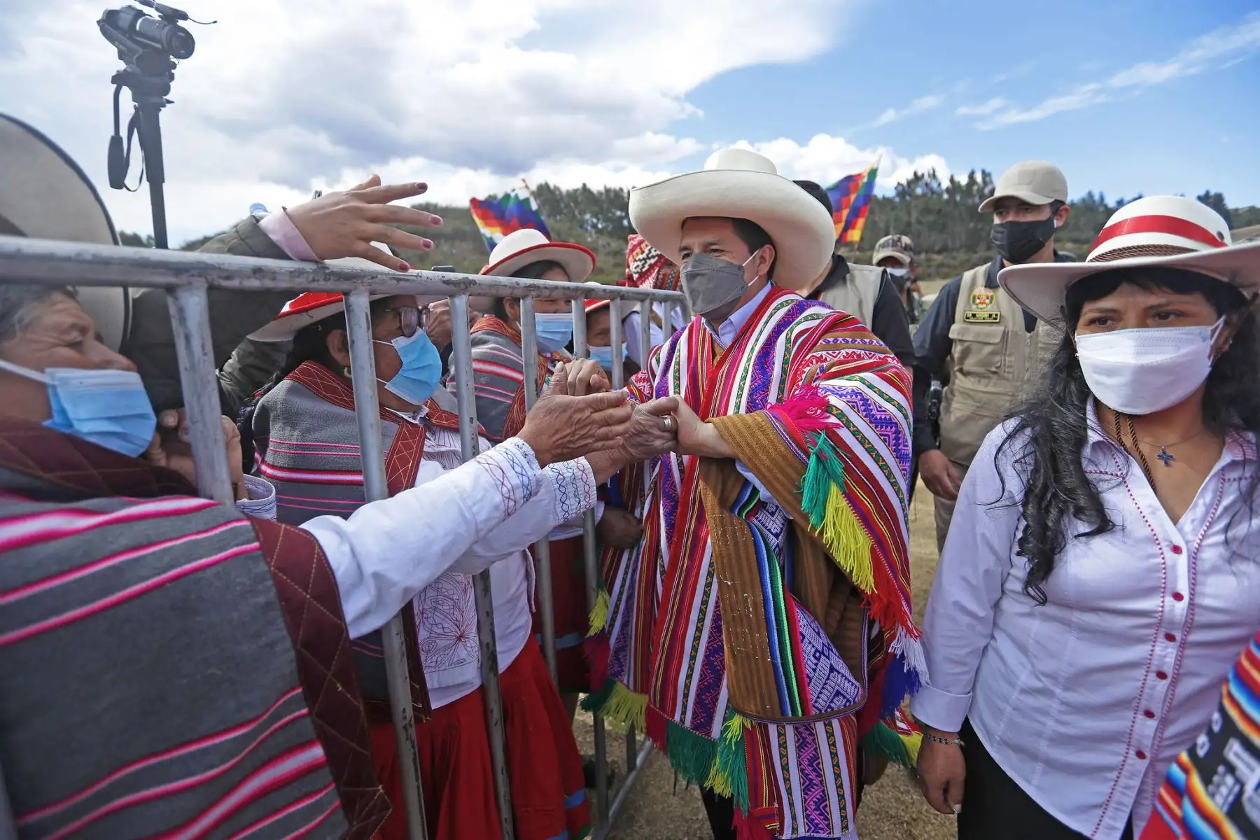 Presidente de la República, Pedro Castillo, participa del lanzamiento de la Segunda Reforma Agraria, en la región de Cusco. ANDINA/Prensa Presidencia