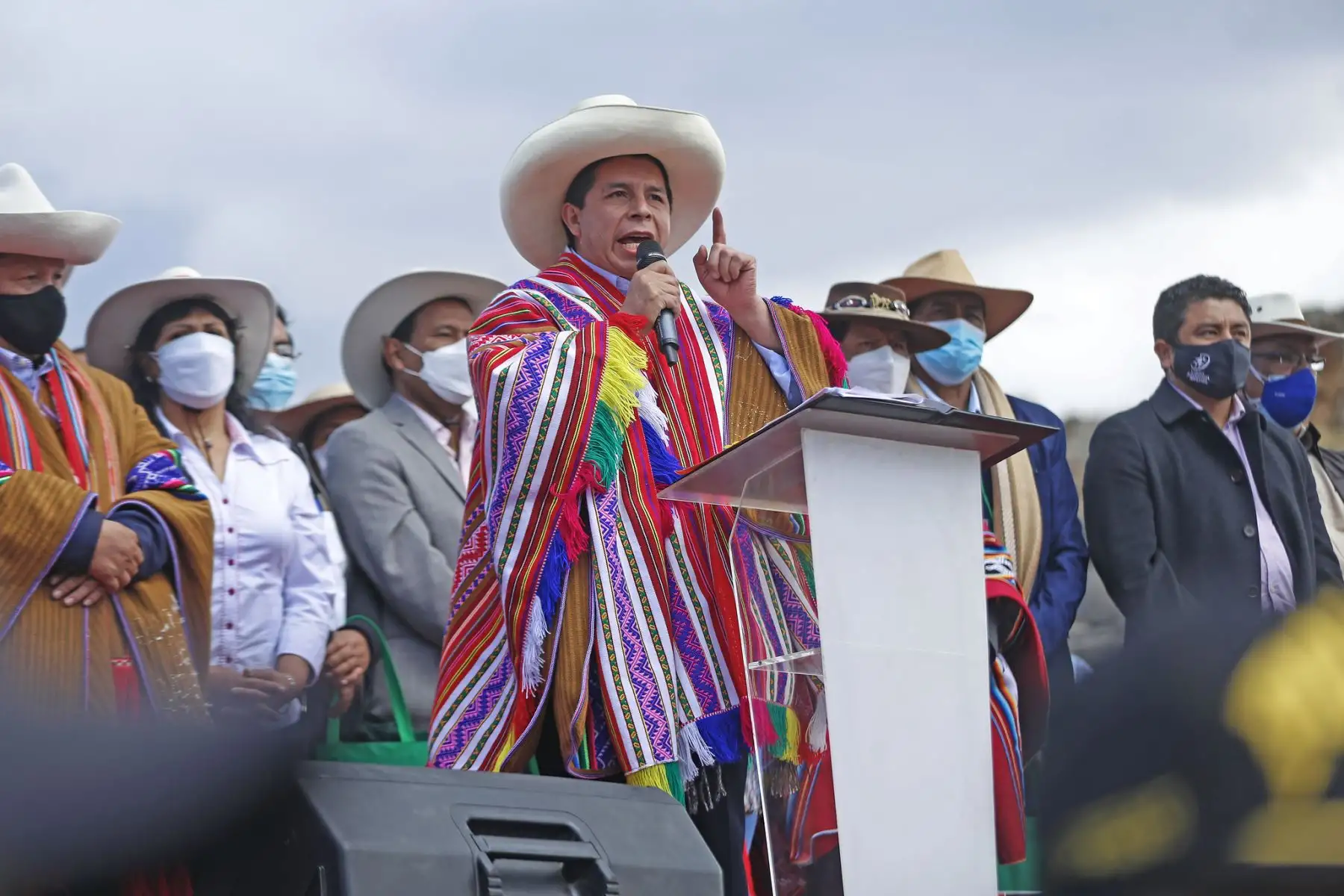 Presidente de la República, Pedro Castillo, participa del lanzamiento de la Segunda Reforma Agraria, en la región de Cusco. ANDINA/Prensa Presidencia