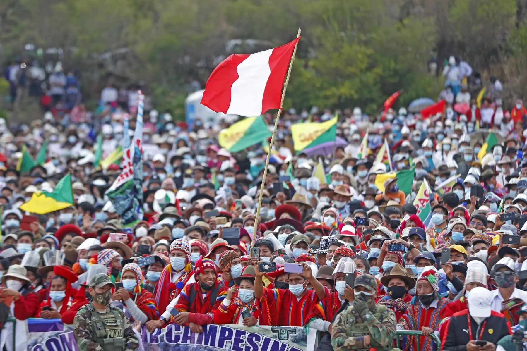 Presidente de la República, Pedro Castillo, participa del lanzamiento de la Segunda Reforma Agraria, en la región de Cusco. ANDINA/Prensa Presidencia
