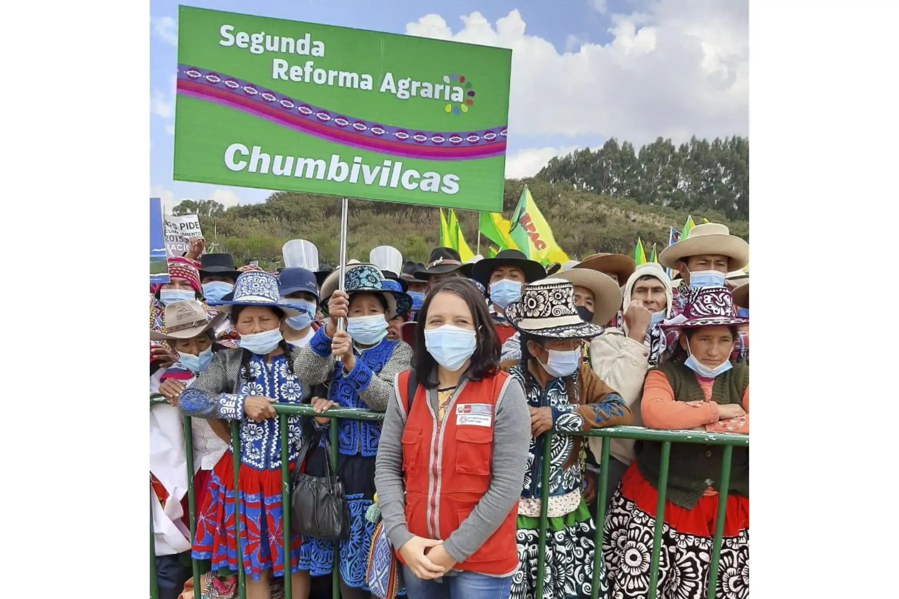 La titular del MIMP, Anahí Durand, expresó su alegría por ser partícipe del lanzamiento de esta importante II Reforma Agraria que también significa una oportunidad para reivindicar a las miles de mujeres campesinas que tienen como única fuente de ingresos a la agricultura. Foto: ANDINA/PCM