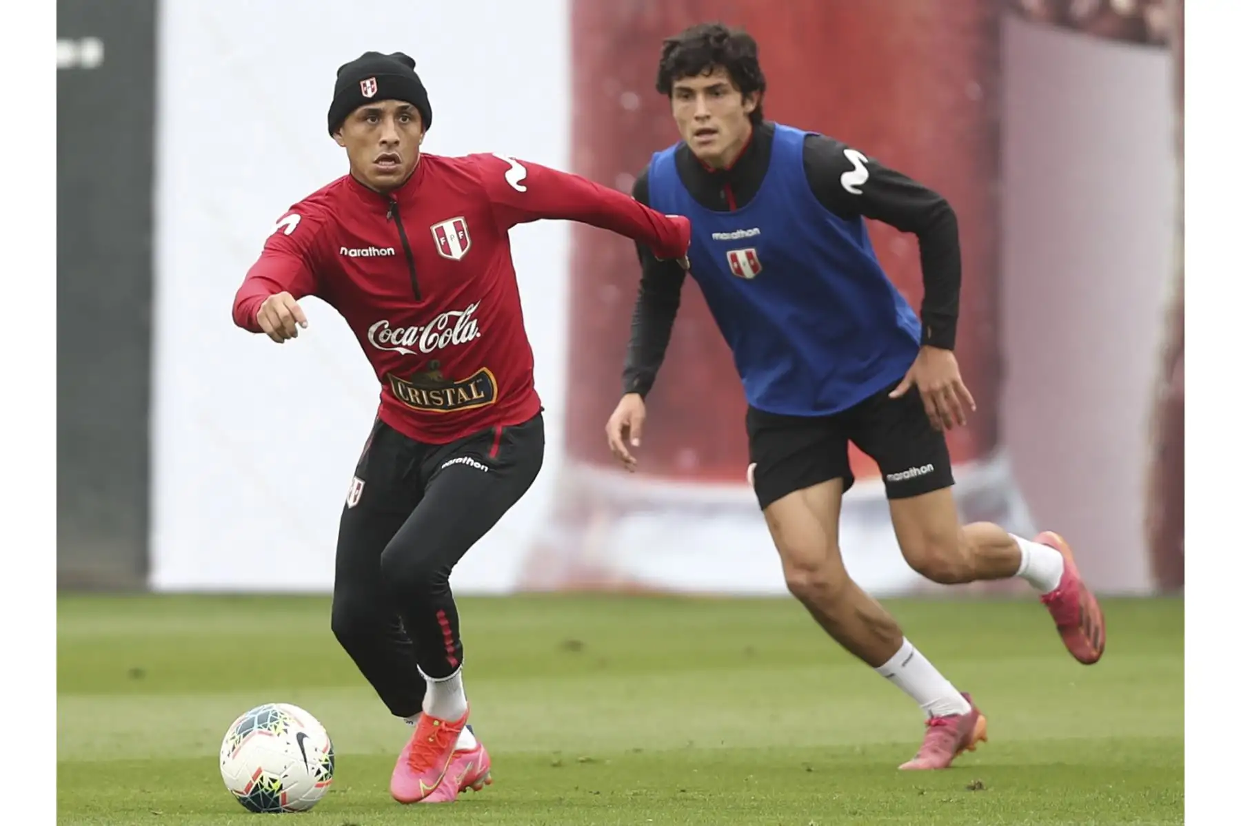 La Seleccion Peruana continúa su preparación para el duelo ante Chile con la presencia de catorce jugadores. Foto: FPF