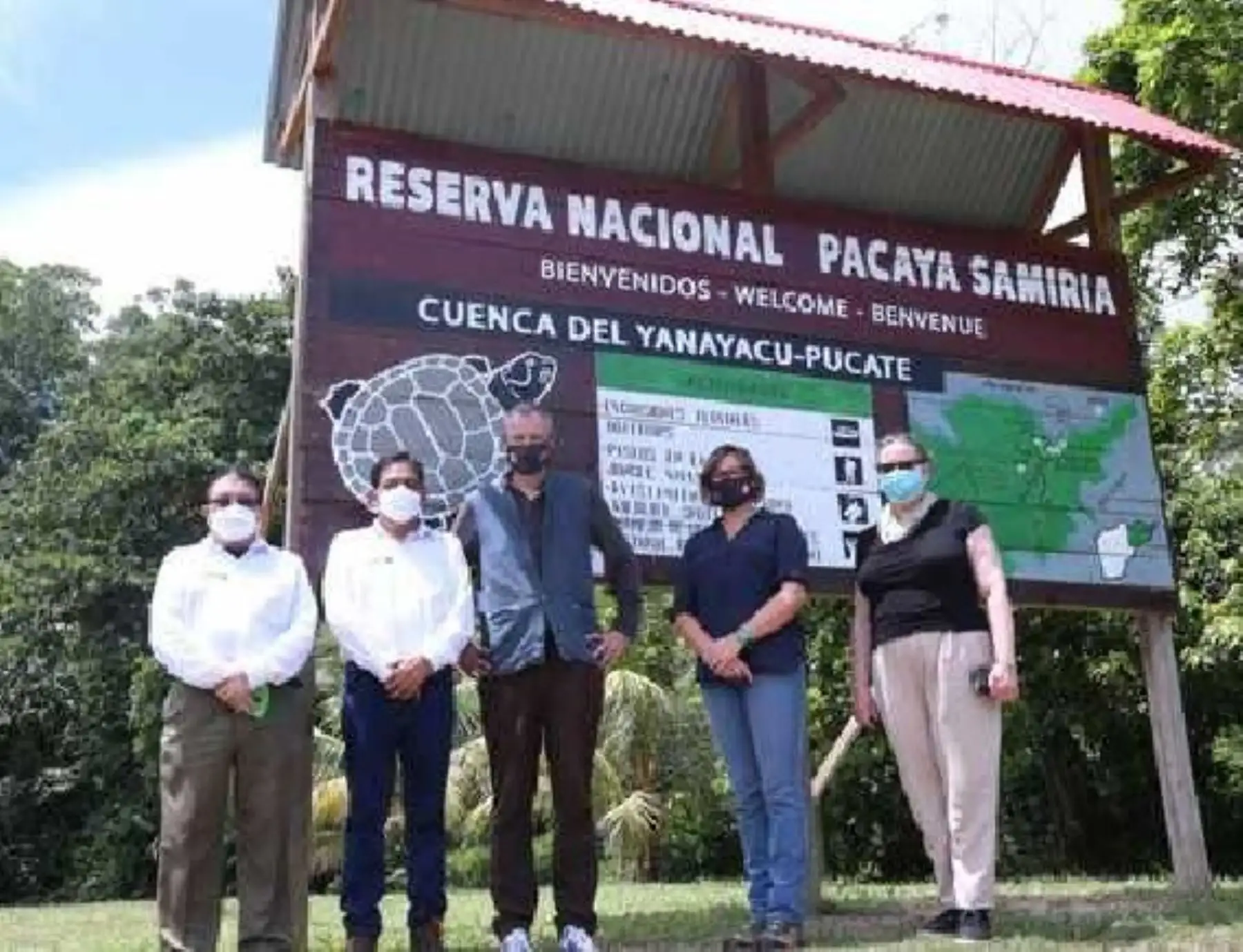 Autoridades del Ministerio del Ambiente y una comitiva del Reino Unido supervisaron las acciones que se ejecutan para conservar la biodiversidad en la Reserva Nacional Pacaya Samiria, ubicada en Loreto. ANDINA/Difusión