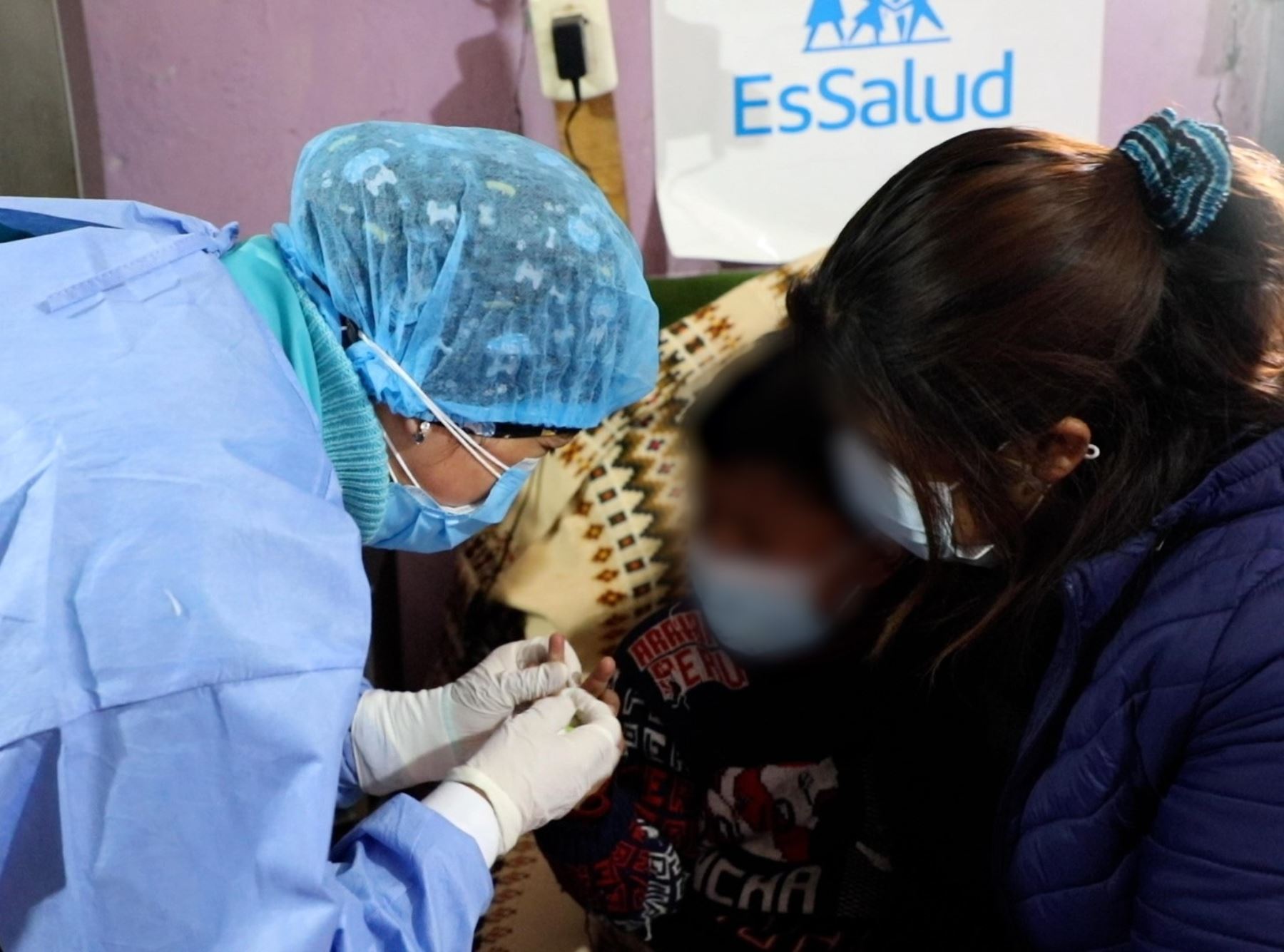 EsSalud brinda atención integral a niños de la ciudad de Cerro de Pasco afectados con plomo en la sangre. ANDINA/Difusión