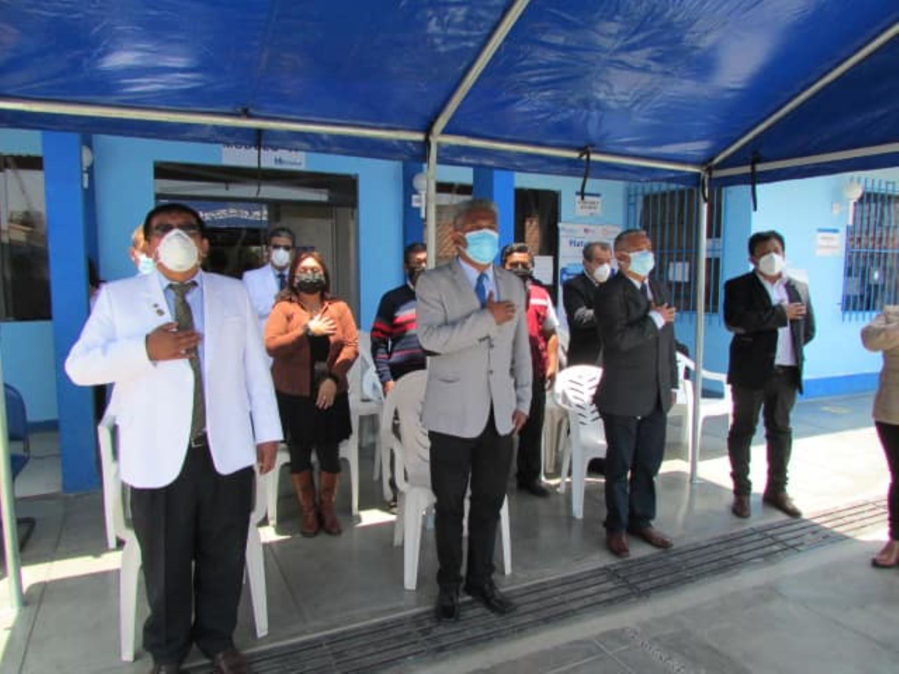 EsSalud Áncash rindió homenaje a los médicos y trabajadores fallecidos por la pandemia de covid-19 en el distrito de Coishco, provincia del Santa. ANDINA/Difusión