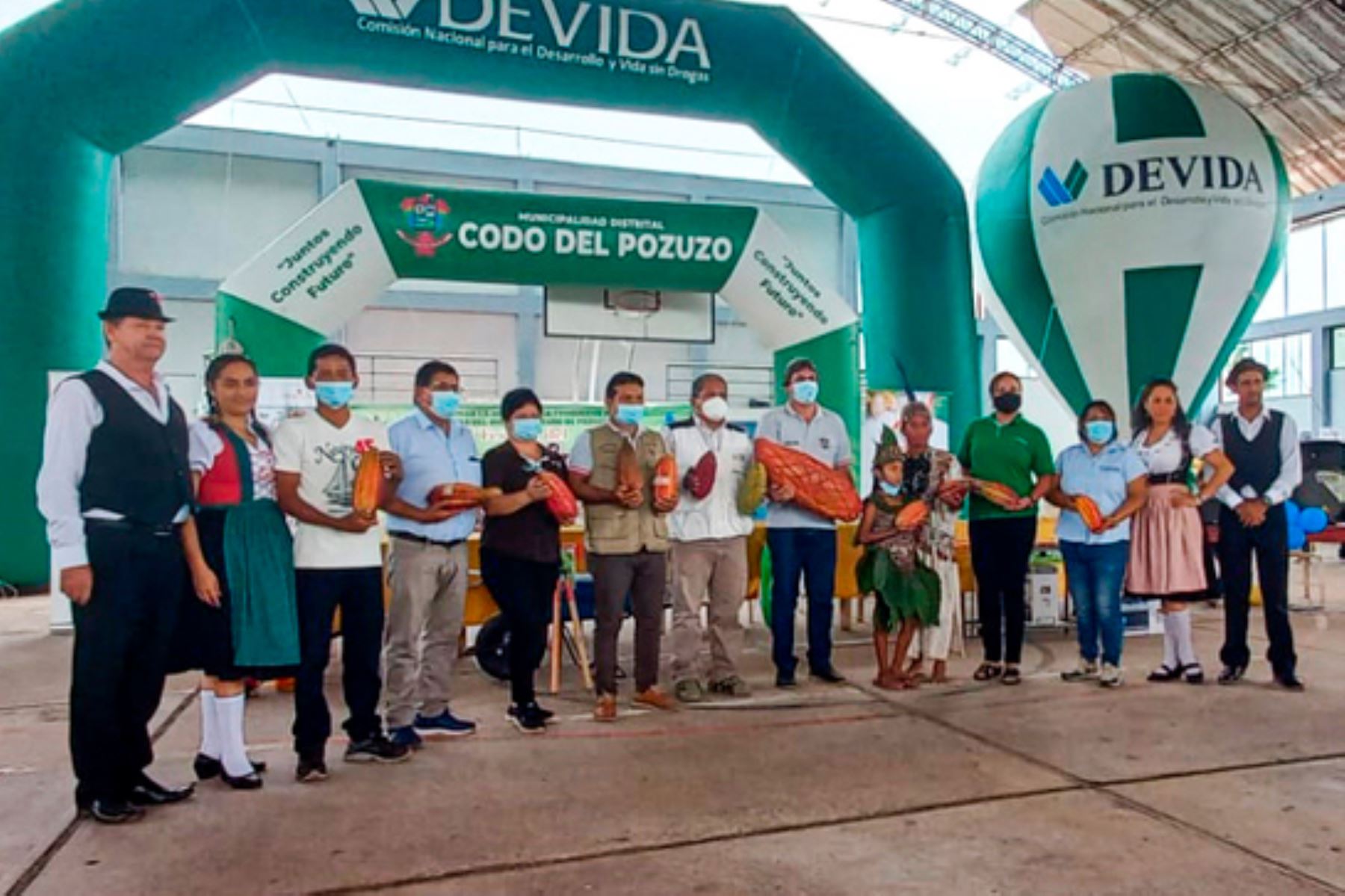 El festival se organizó con el objetivo de promover el consumo interno del cacao y contó con diversas actividades. Foto: ANDINA/Devida