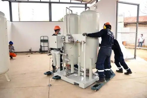 Madre de Dios: proyecto Legado trasladó planta de oxígeno para hospital Santa Rosa