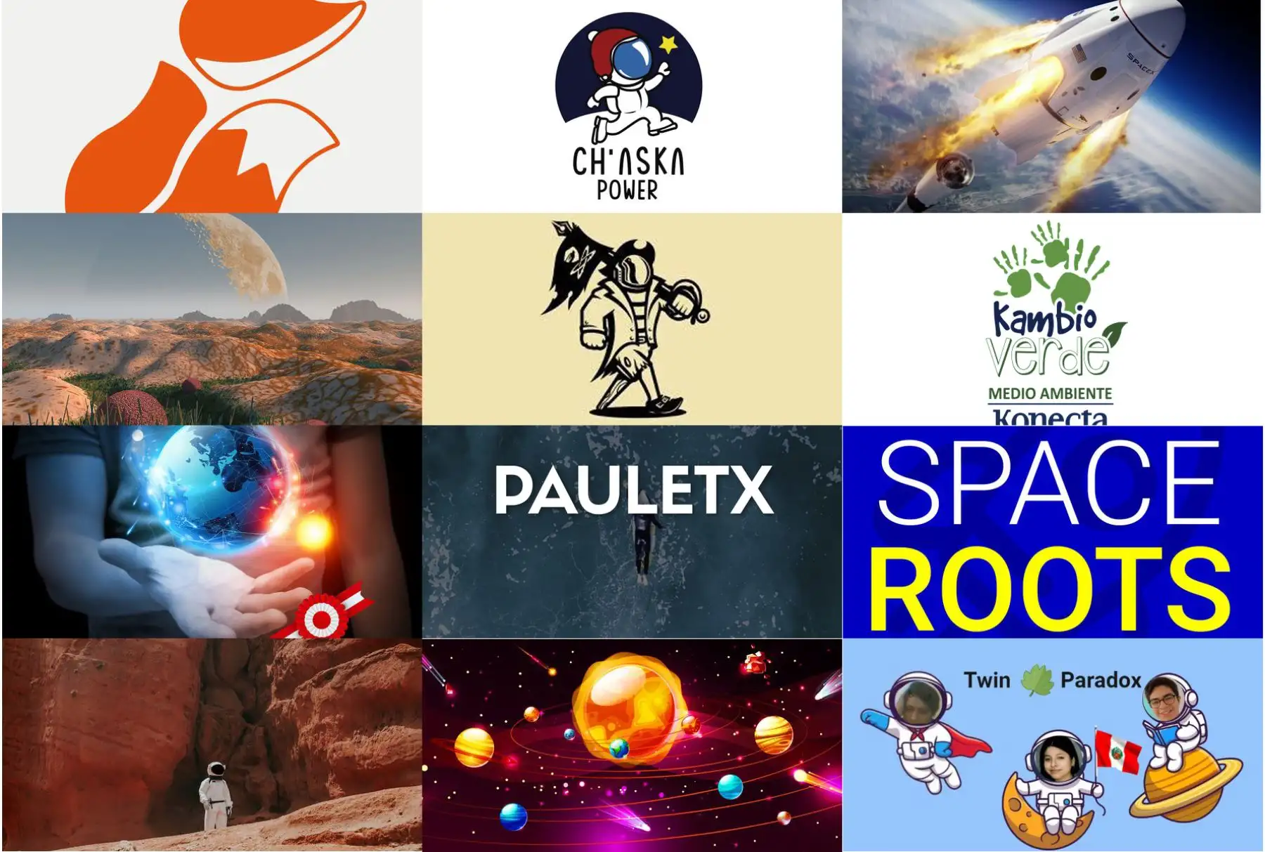 Estos son los 12 finalistas de la hackathon virtual y gratuita organizada por la NASA, con el apoyo de la Embajada de los EE.UU. en el Perú. Foto: Space Apps 2021