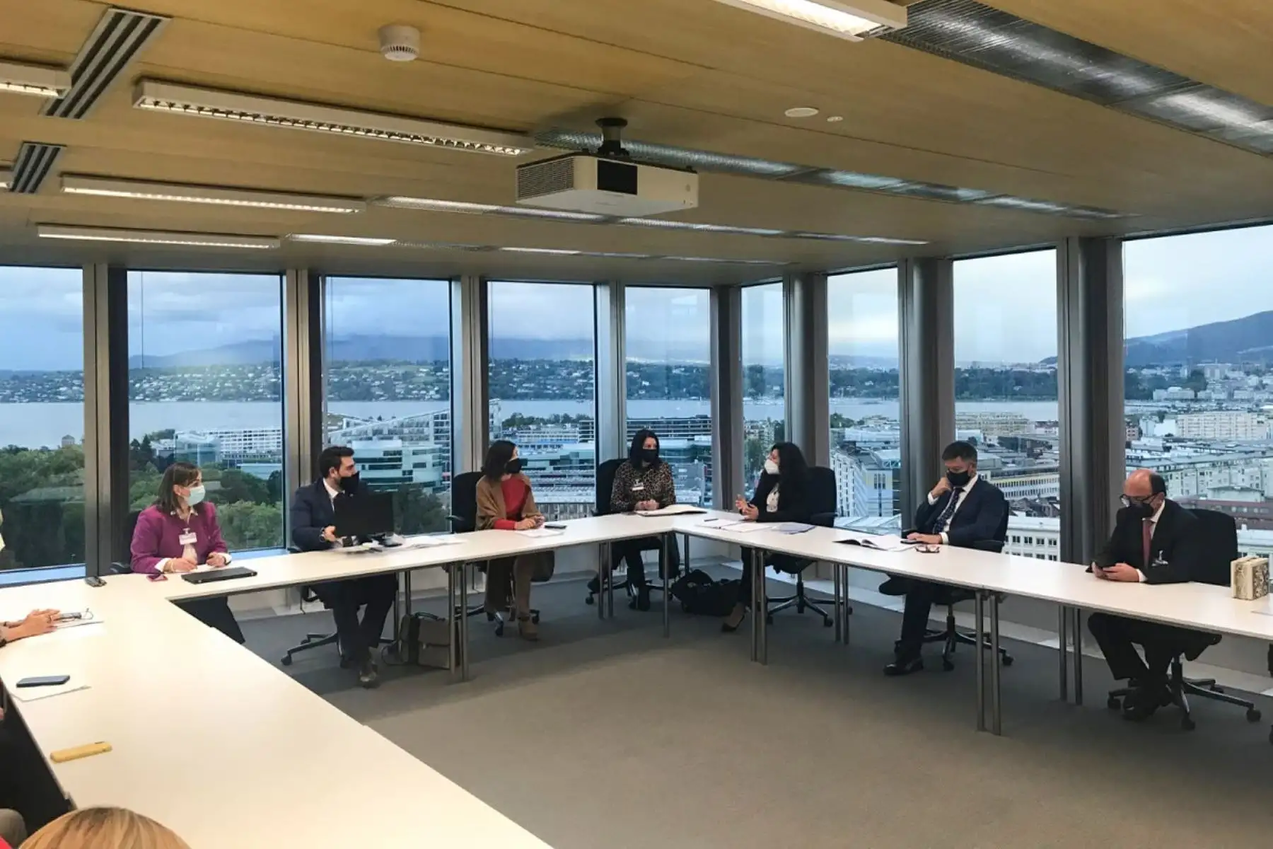 Titular de Indecopi, Julián Palacín Gutiérrez, lideró la primera Asamblea General de los miembros plenos de la Red Latinoamericana de Propiedad Intelectual y Género, en Ginebra, Suiza. Foto: Cortesía.