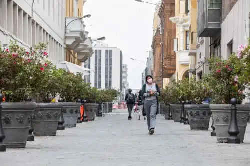 Peatonalización del Centro Histórico de Lima. Foto: Andina