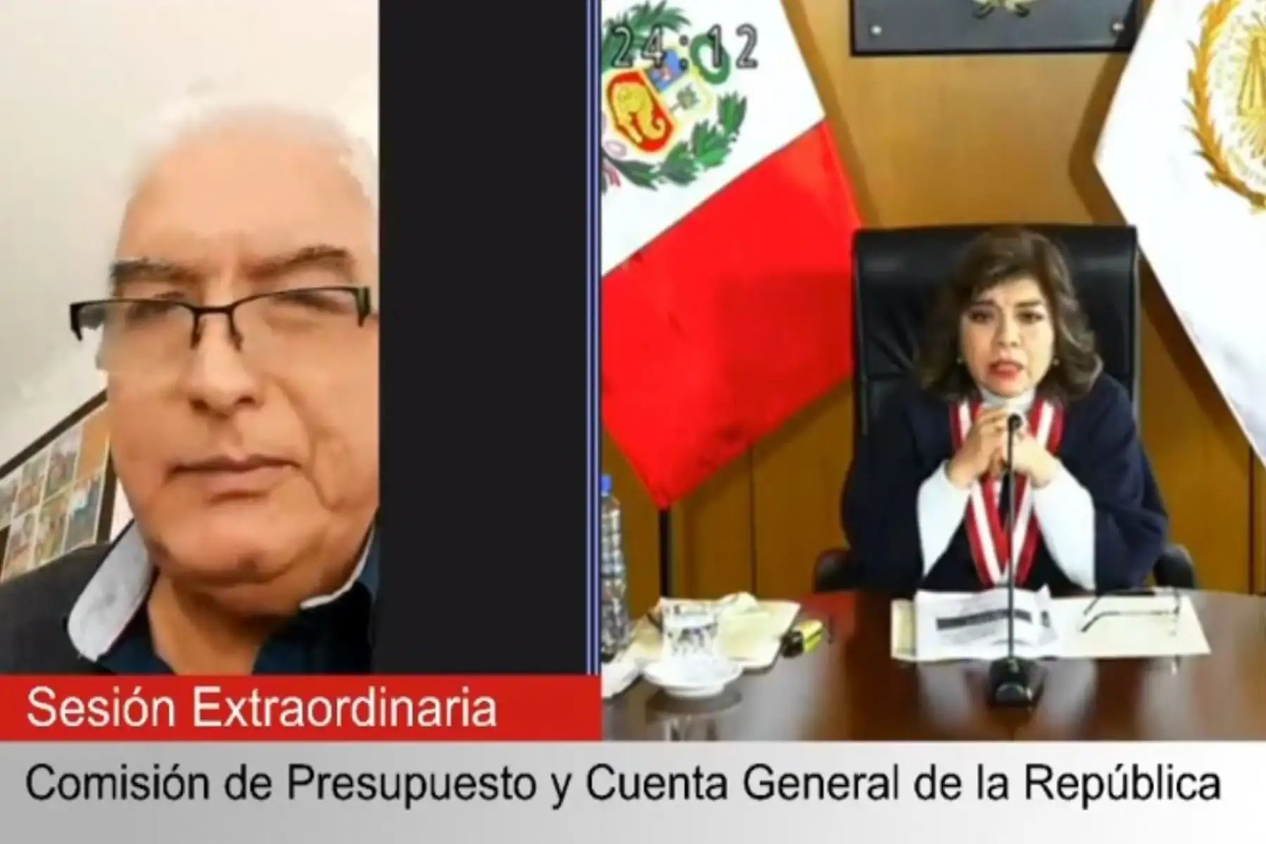Fiscal de la Nación se presentó ante la Comisión de Presupuesto del Congreso.