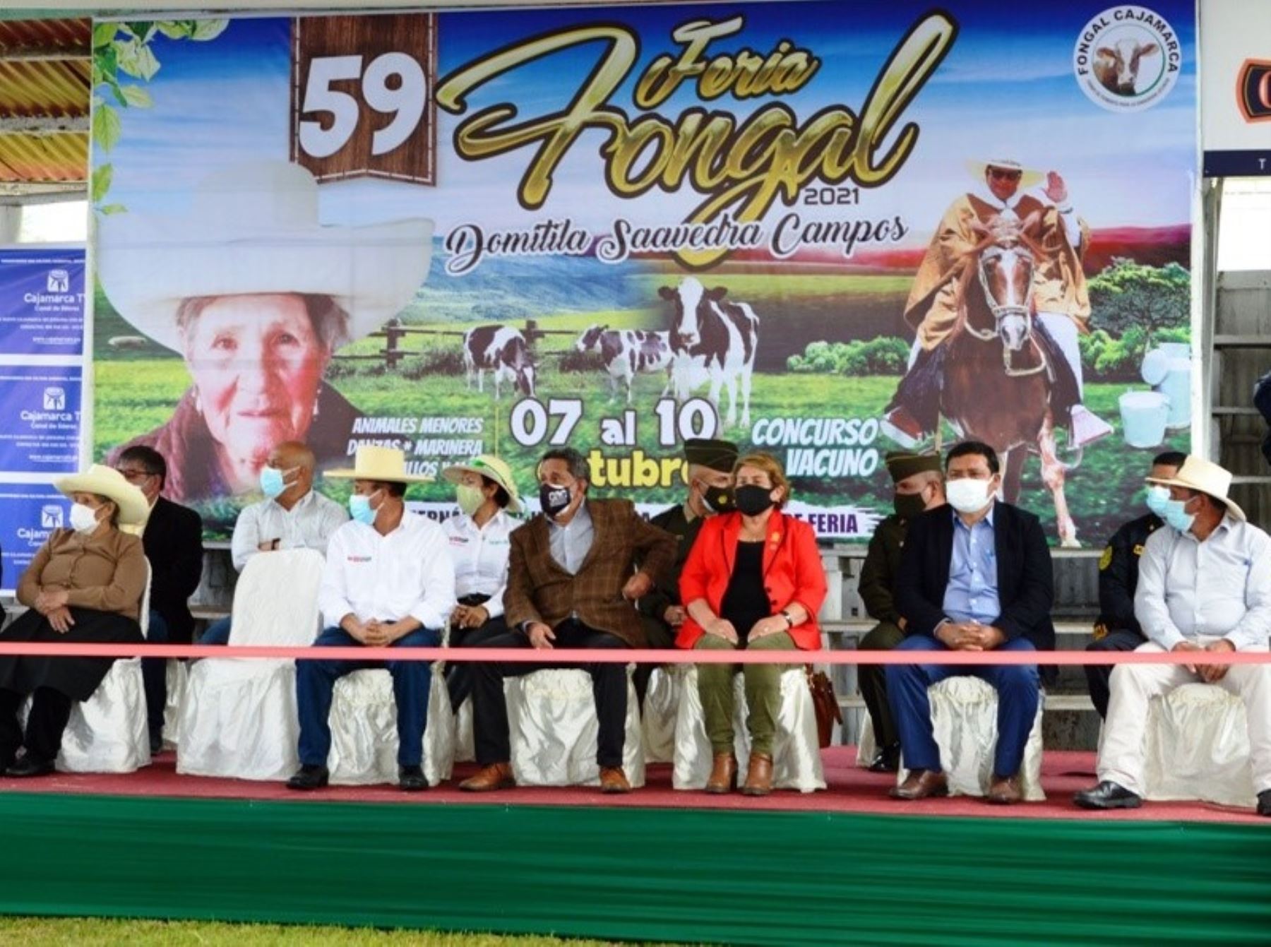 Cajamarca inaugura tradicional feria agrícola y ganadera Fongal y busca reactivar economía local. ANDINA/Difusión