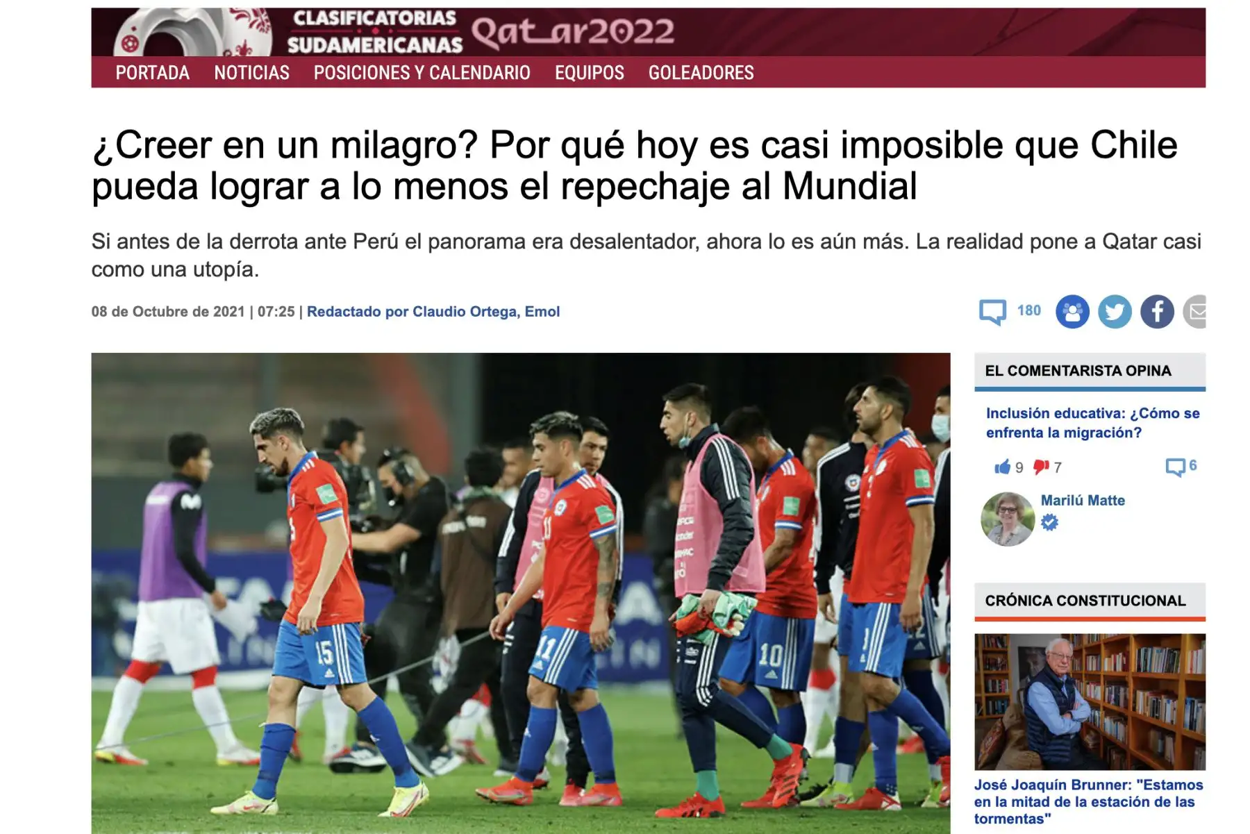Diario El Mercurio. Foto: Twitter
