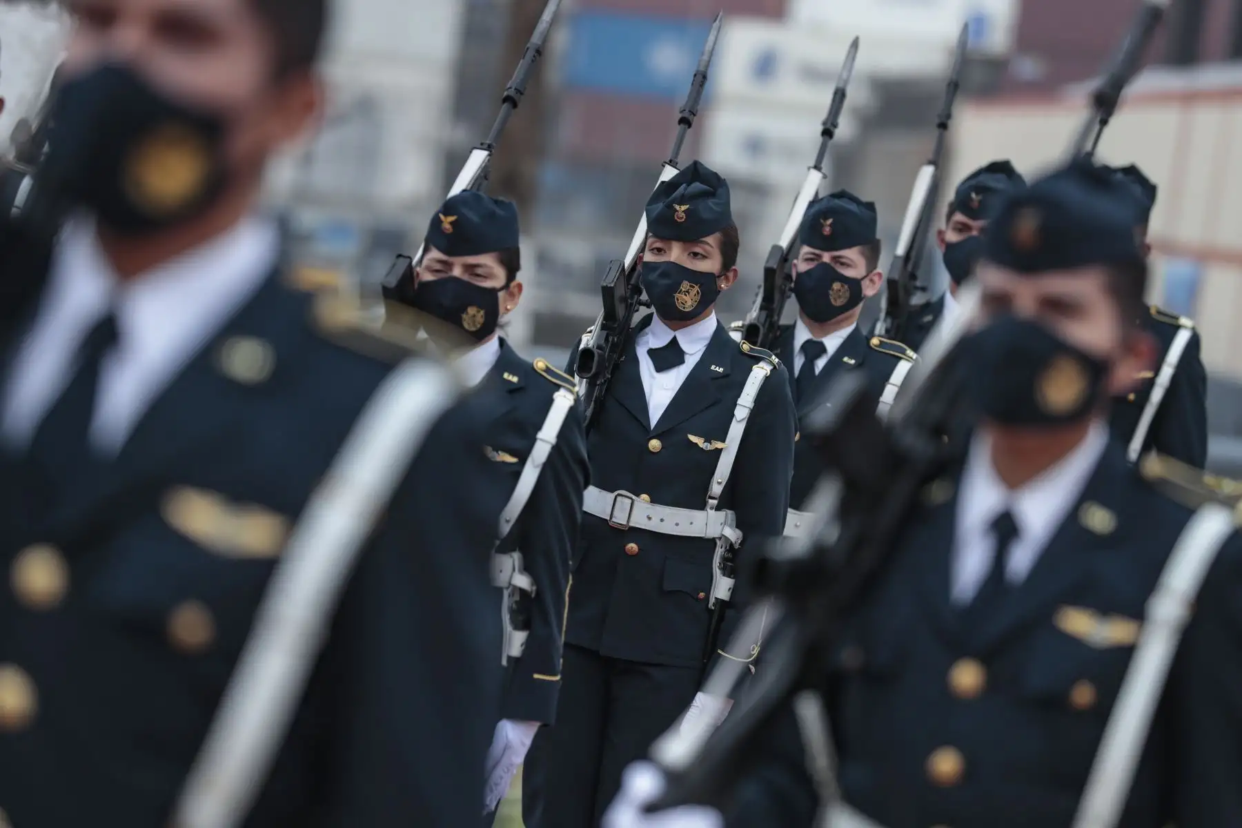 El presidente de la República, Pedro Castillo, participa en la ceremonia por el bicentenario de la Marina de Guerra del Perú y el 142 aniversario del glorioso Combate Naval de Angamos. Foto: ANDINA/ Prensa Presidencia