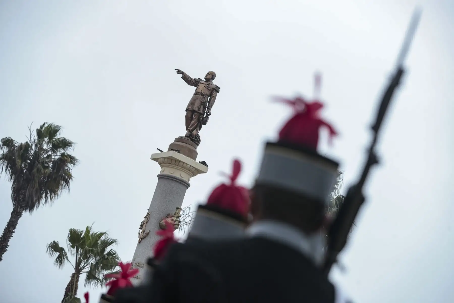 El presidente de la República, Pedro Castillo, participa en la ceremonia por el bicentenario de la Marina de Guerra del Perú y el 142 aniversario del glorioso Combate Naval de Angamos. Foto: ANDINA/ Prensa Presidencia