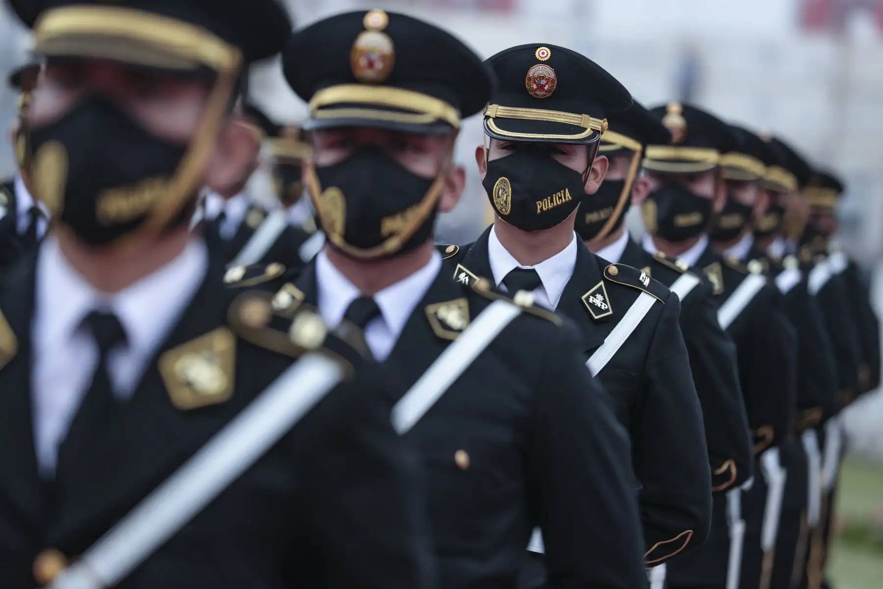 El presidente de la República, Pedro Castillo, participa en la ceremonia por el bicentenario de la Marina de Guerra del Perú y el 142 aniversario del glorioso Combate Naval de Angamos. Foto: ANDINA/ Prensa Presidencia