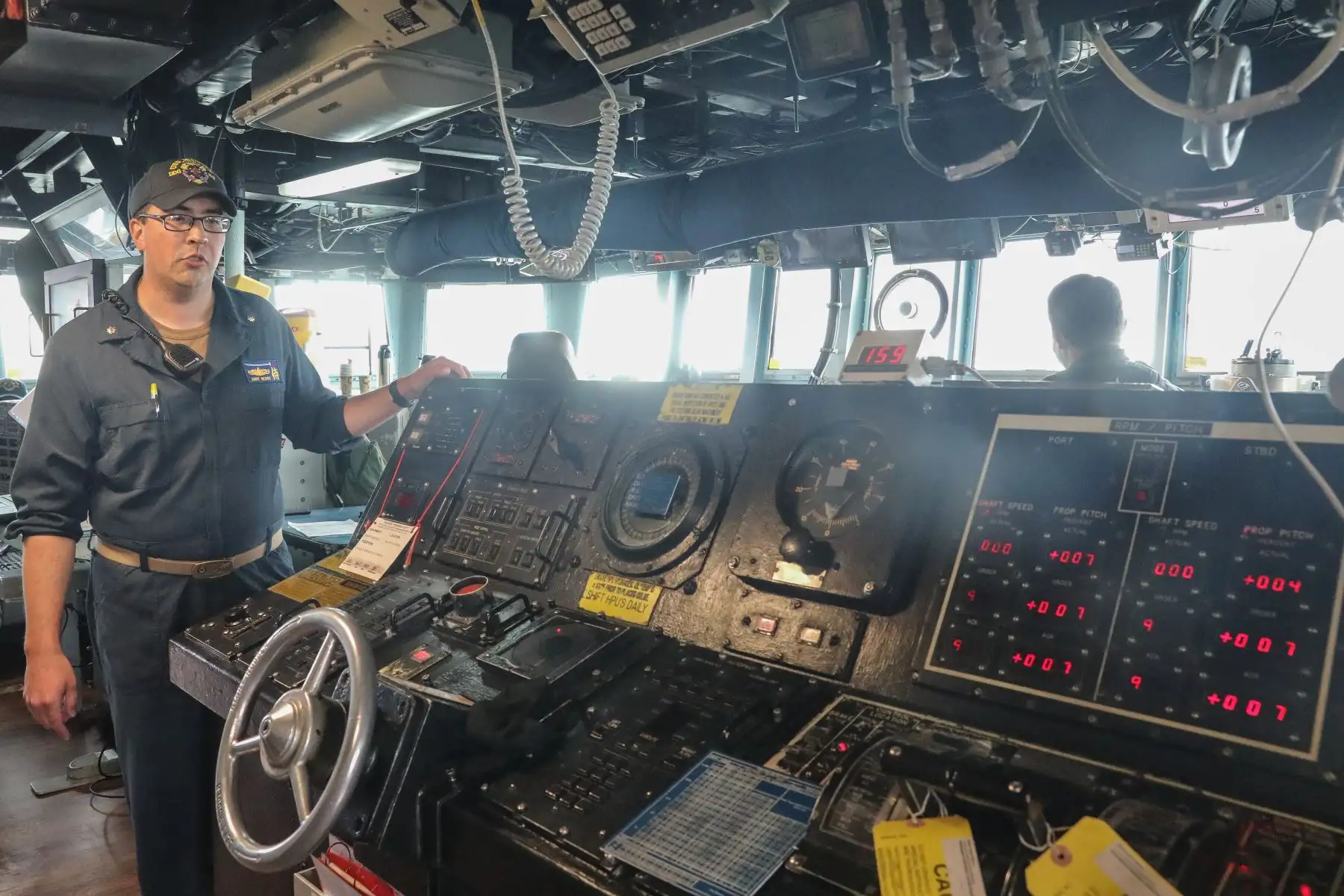 Visita al buque UUS Mustin, nave de la marina de los Estados Unidos que participa en 
ejercicio multinacional UNITAS LXII-2021, que se lleva a cabo este año en el Perú. 
Foto: ANDINA/Andrés Valle