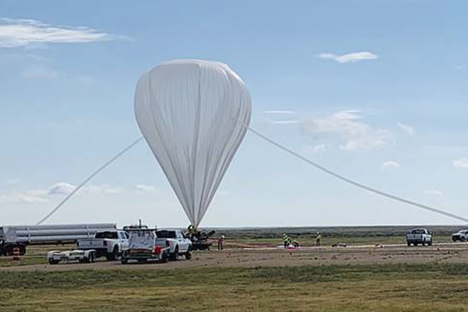 Misión fue aceptada para ser llevada a la estratósfera en HASP, una plataforma a bordo de un globo estratosférico diseñada por la Louisiana State University (LSU), y operada por la NASA. Foto: NASA