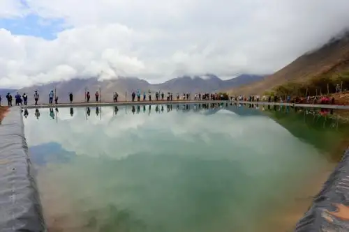 El Midagri inició las obras de siembra y cosecha de agua en la región Pasco, que comprende la construcción de 20 cochas. Foto: cortesía.