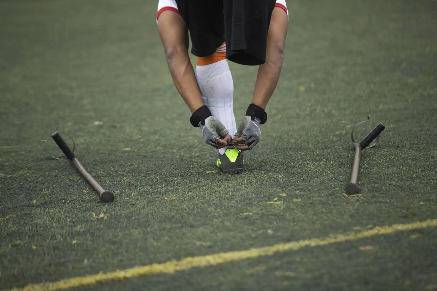 En estas canchas, entrenan los futuros integrantes de la Selección Peruana de Futbol de Amputados del Perú. El haber perdido una pierna o un brazo les ha permitido superar obstáculos y trabajar duro para cumplir un sueño, el de formar parte de este equipo y participar de su primer mundial el próximo año en Turquía. Foto: ANDINA/Carla Patiño En estas canchas, entrenan los futuros integrantes de la Selección Peruana de Futbol de Amputados del Perú. El haber perdido una pierna o un brazo les ha permitido superar obstáculos y trabajar duro para cumplir un sueño, el de formar parte de este equipo y participar de su primer mundial el próximo año en Turquía. Foto: ANDINA/Carla Patiño