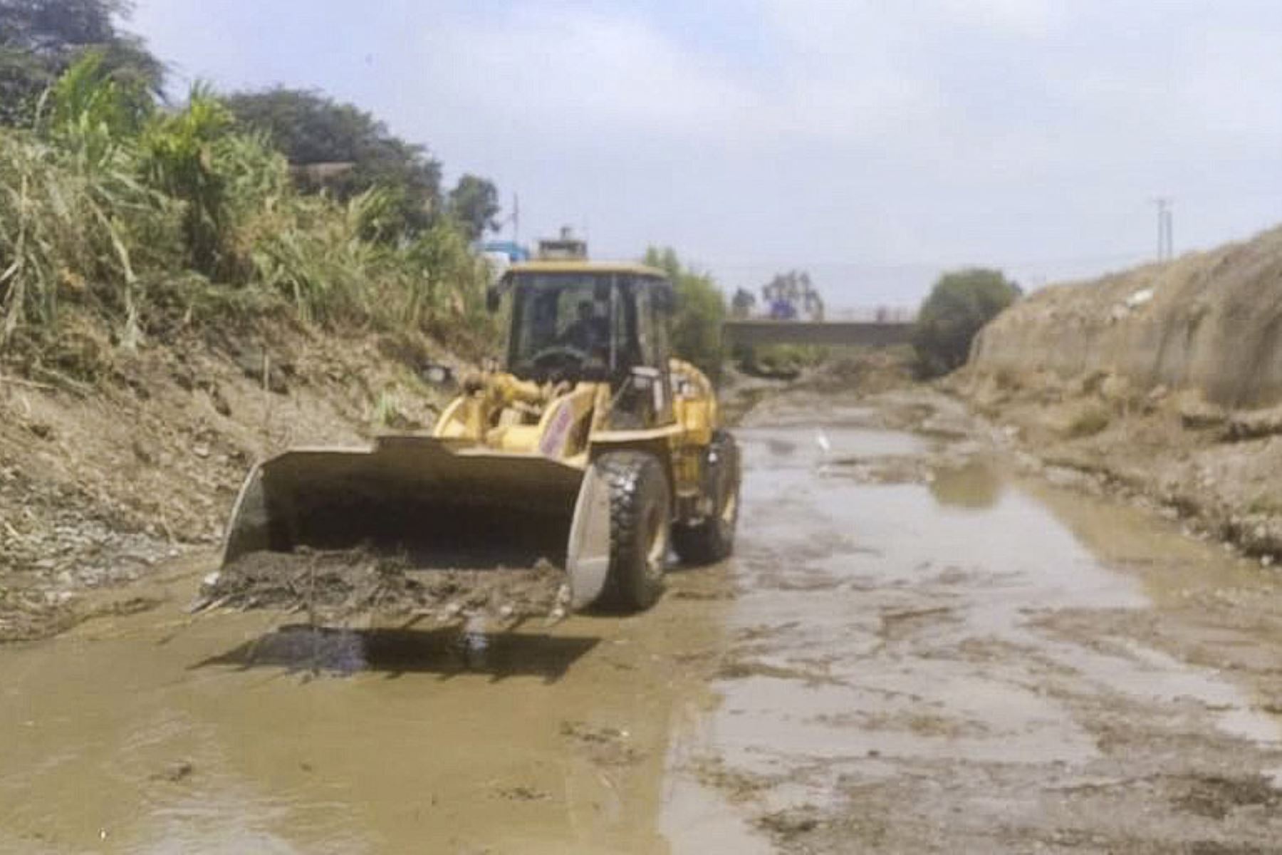 Áncash: Vivienda realiza la limpieza y descolmatación del río Huarmey